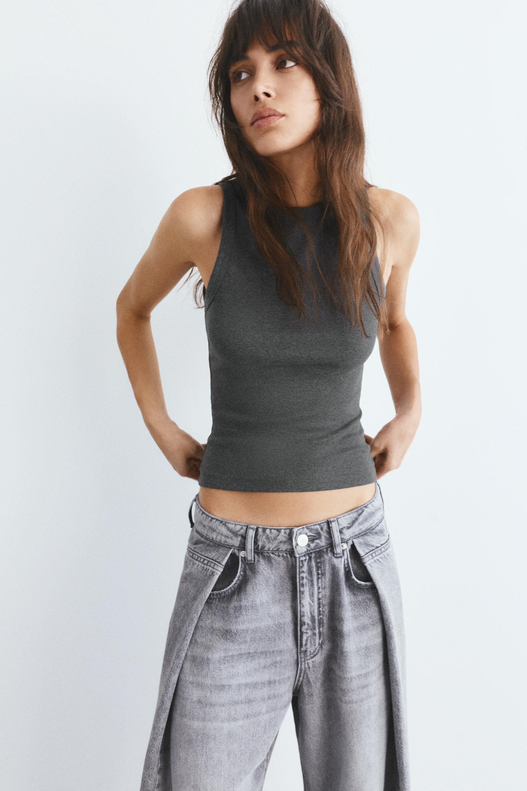 Tanktop Mit Rundausschnitt