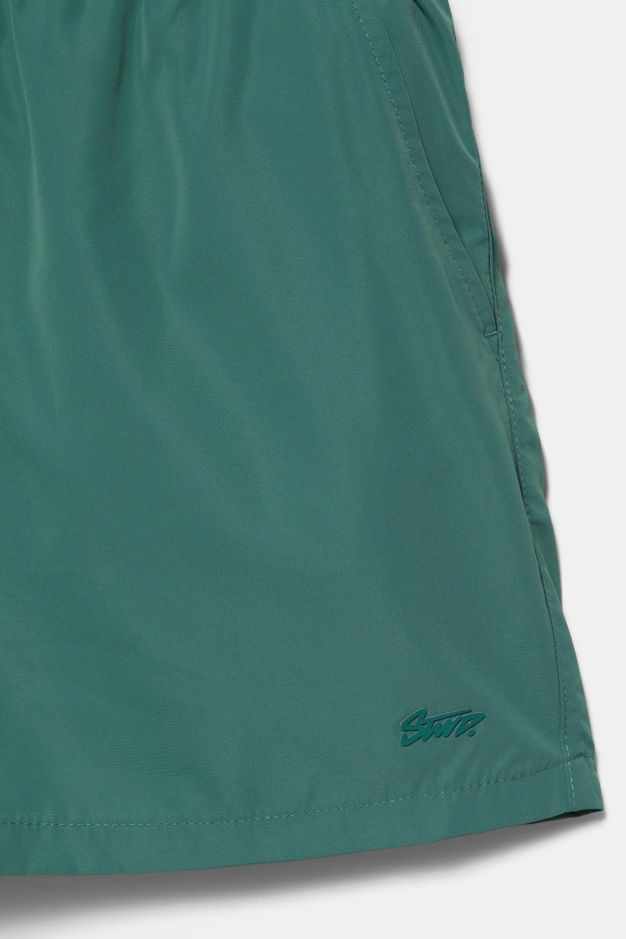 Basic swimming trunks — Green