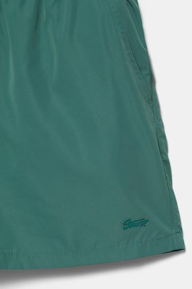 Basic swimming trunks — Green 4