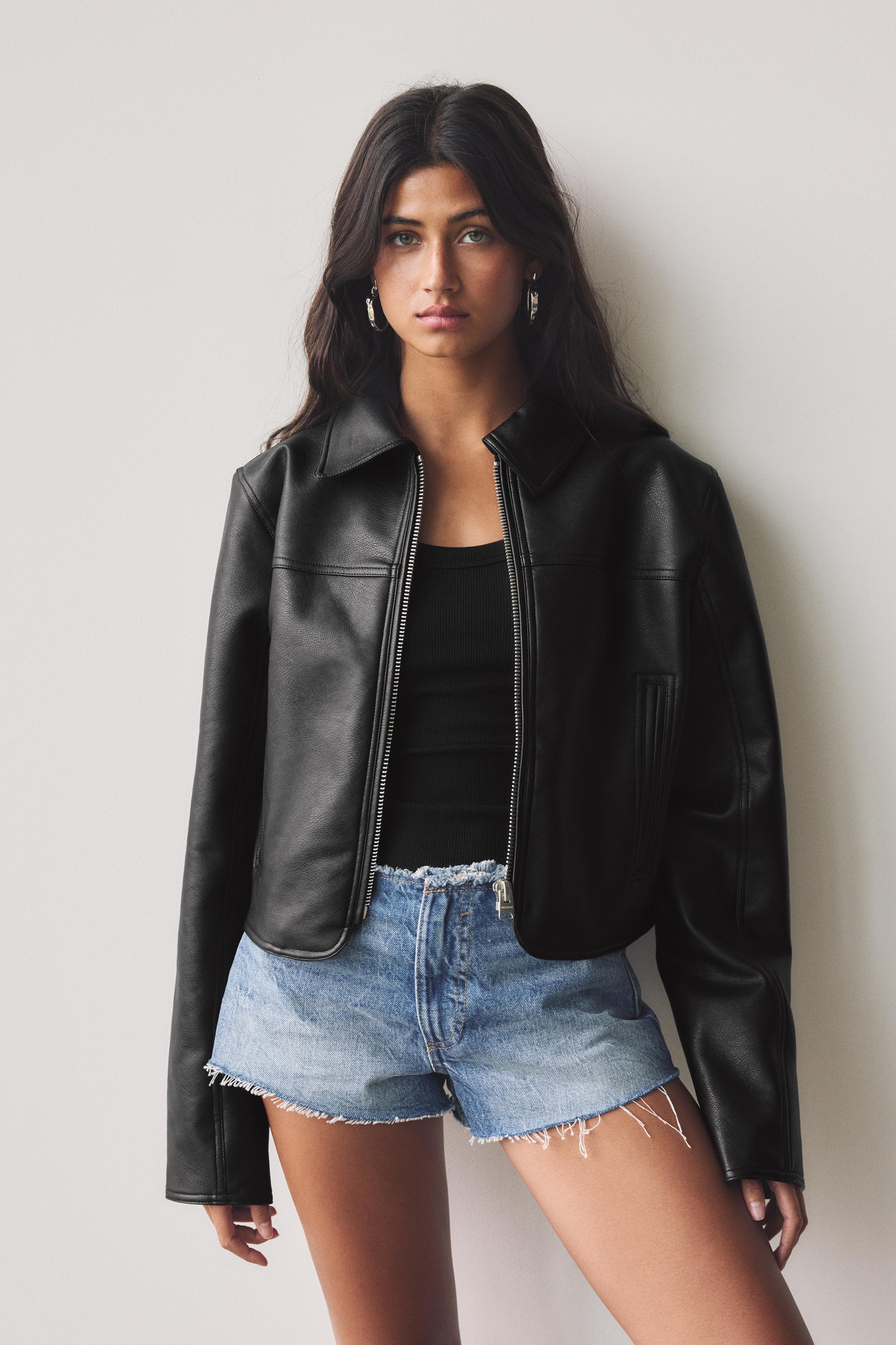 Chaquetas Pull Chamarras De Dama Pull&bear Chamarra Cropped