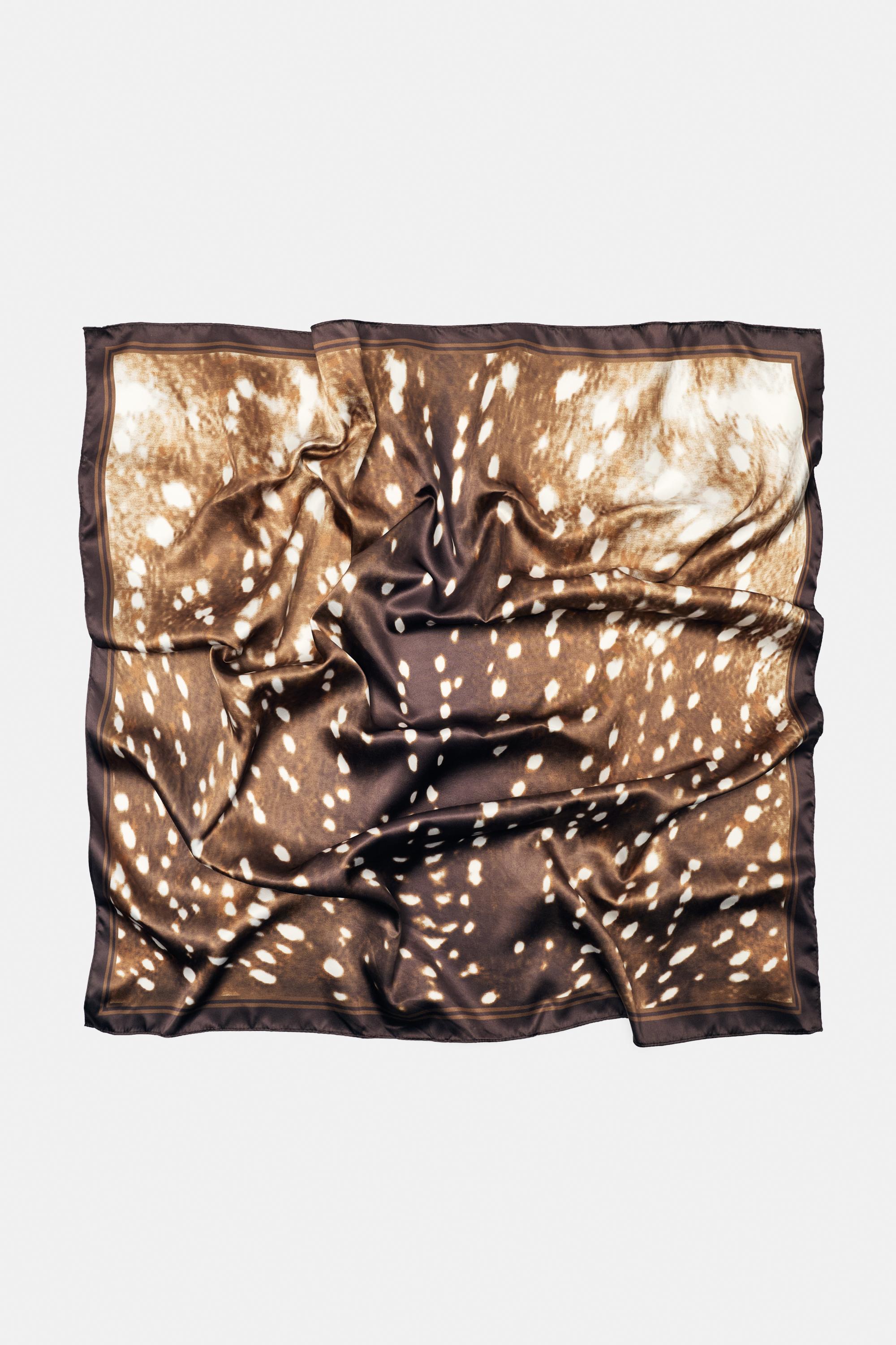 Saten yüzeyli geyik desenli bandana - Görsel 3