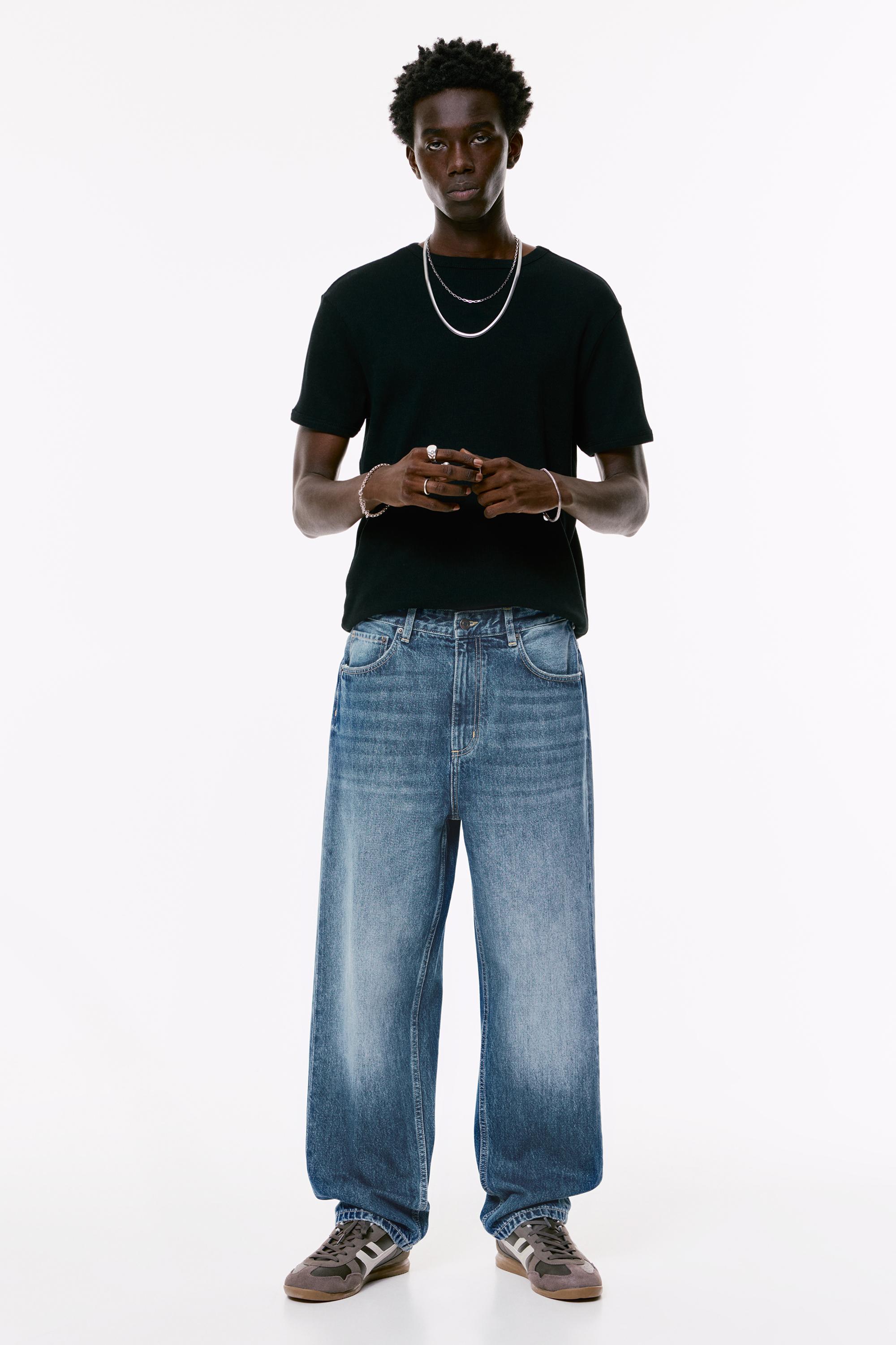 Baggy jeans — Medium blue