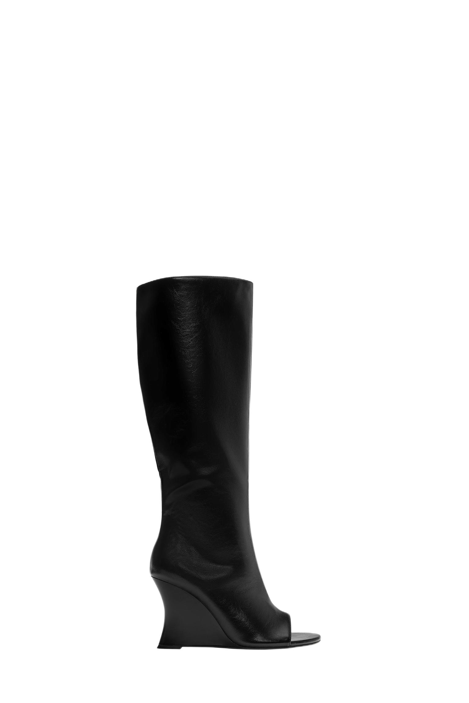 High wedge boots — Black