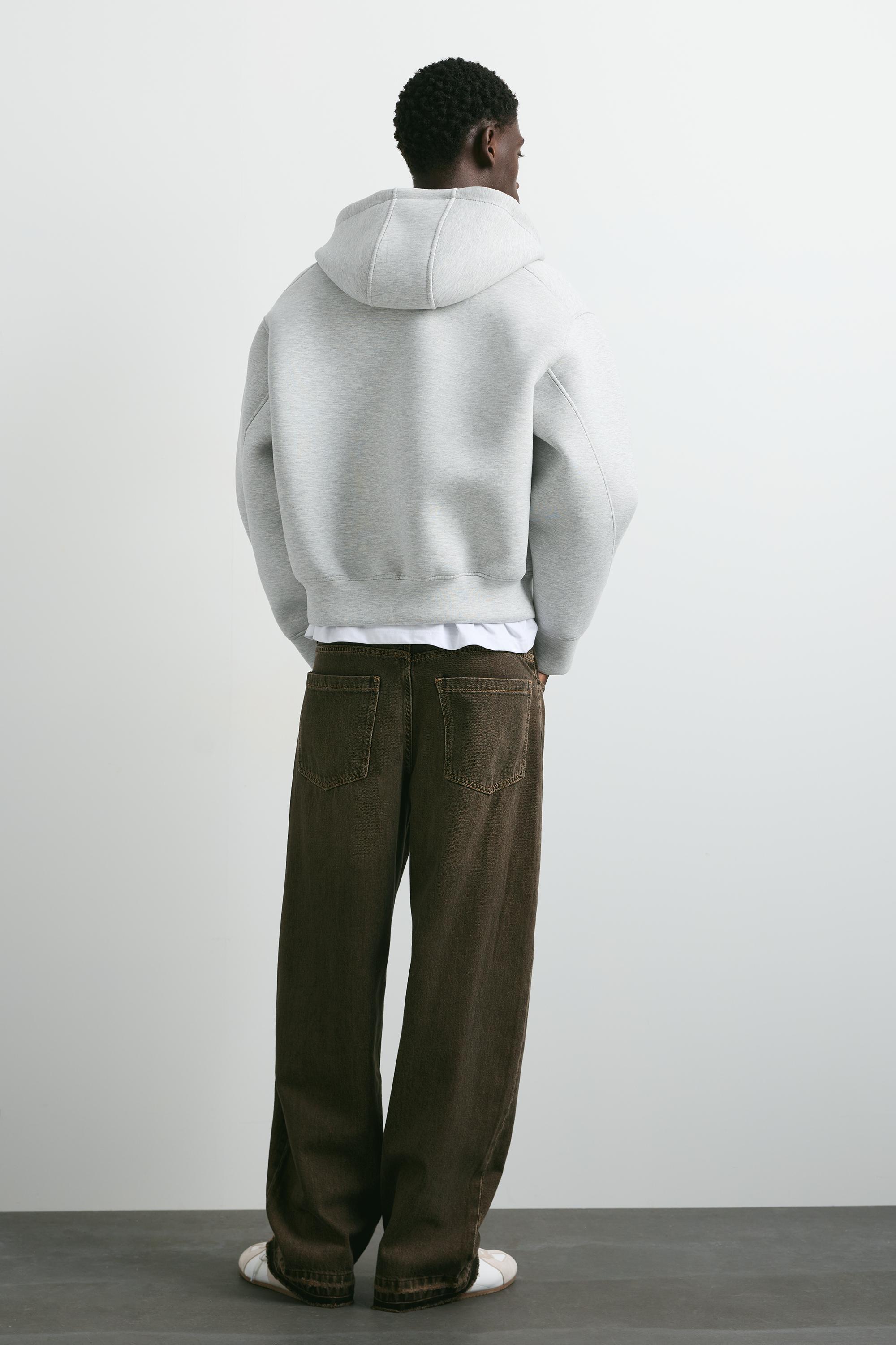 Wide-leg jeans — Brown