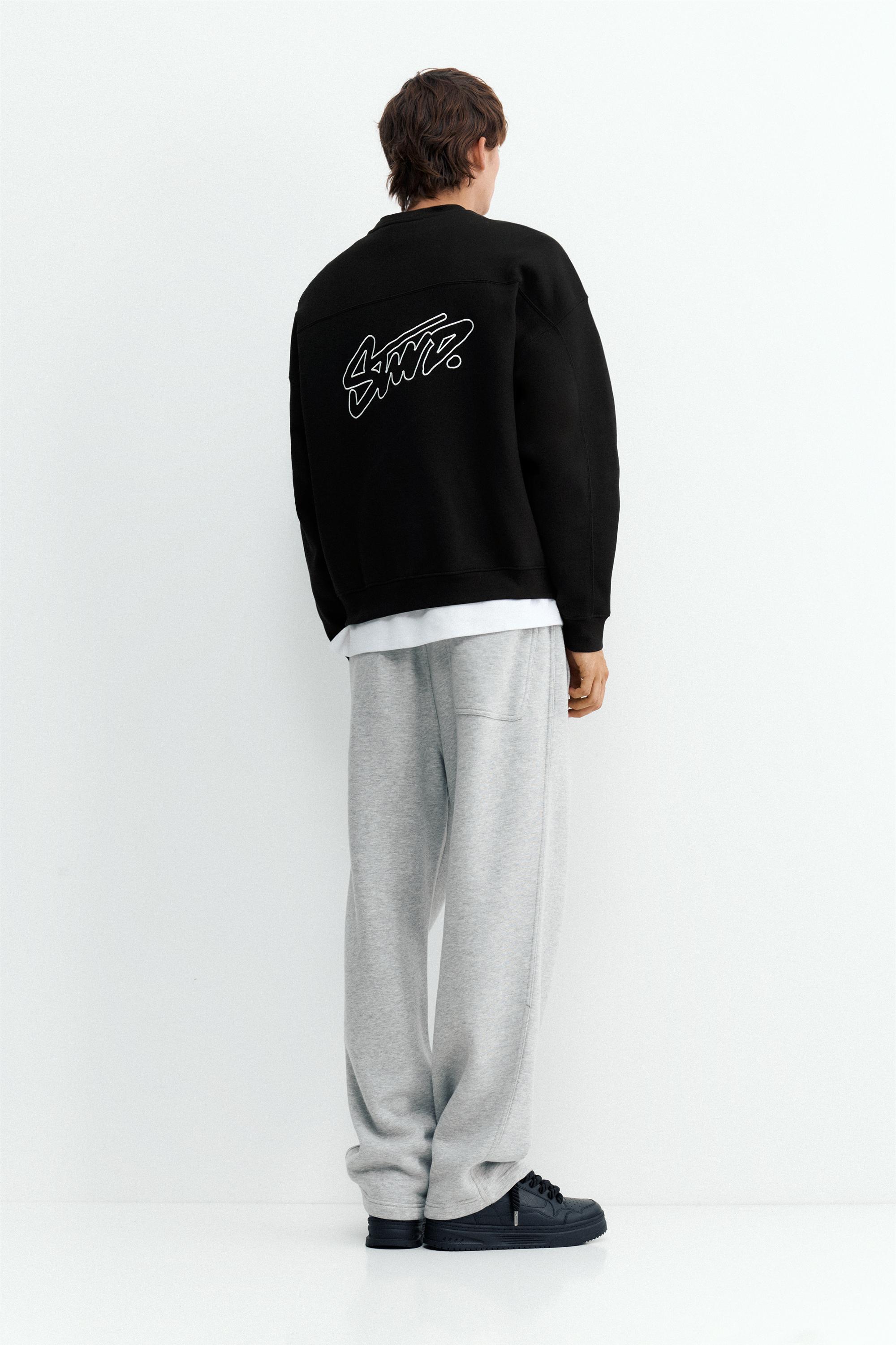 STWD boxy sweatshirt — Black