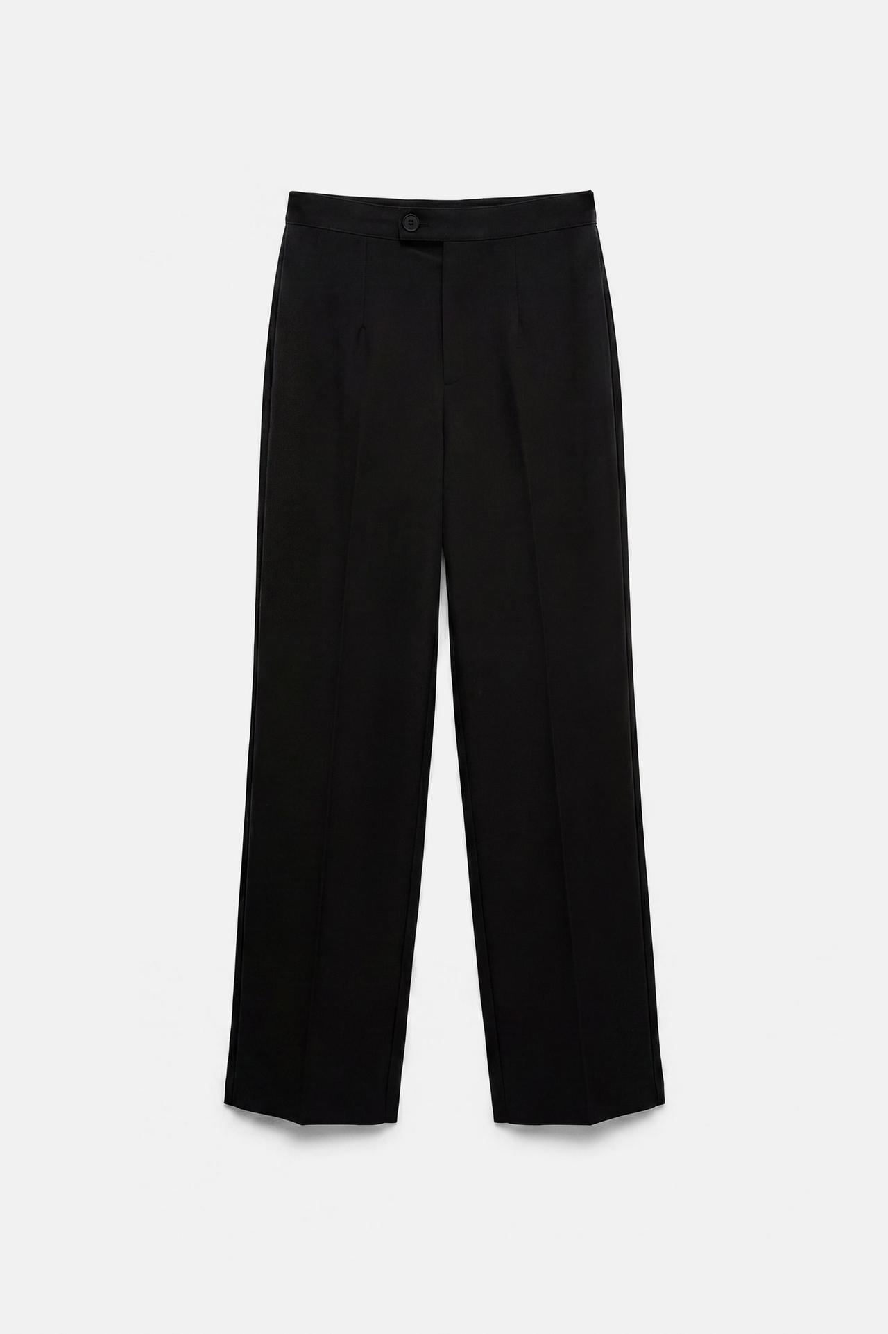 Darted smart trousers — Black