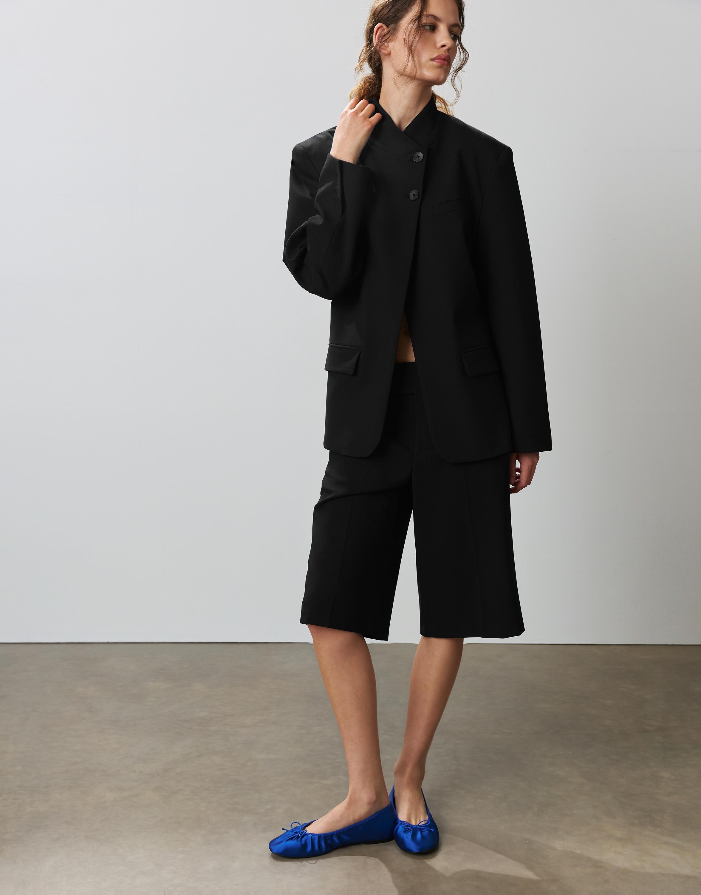 Tailored Bermuda shorts — Black