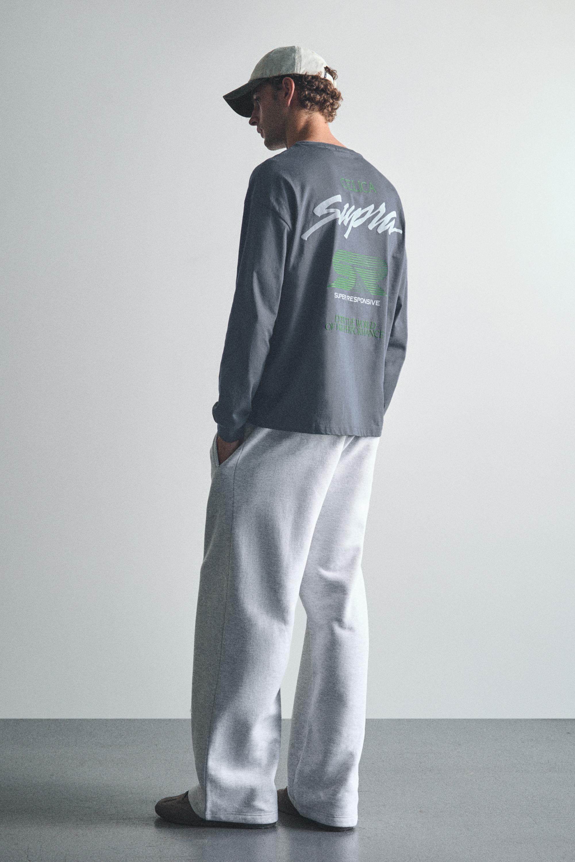 Toyota Celica long sleeve T-shirt — Dark anthracite