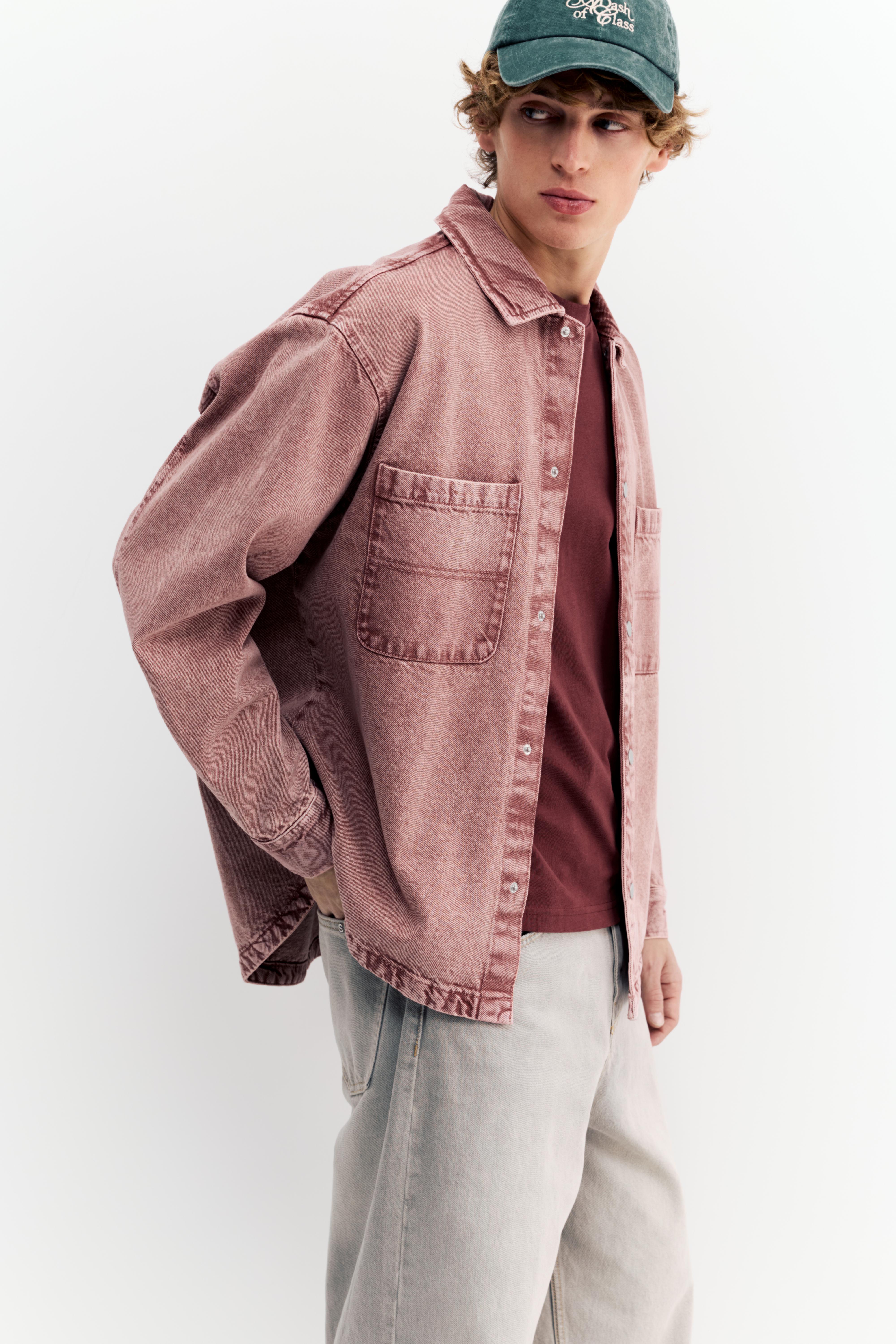 Soluk görünümlü jean gömlek - Görsel 27