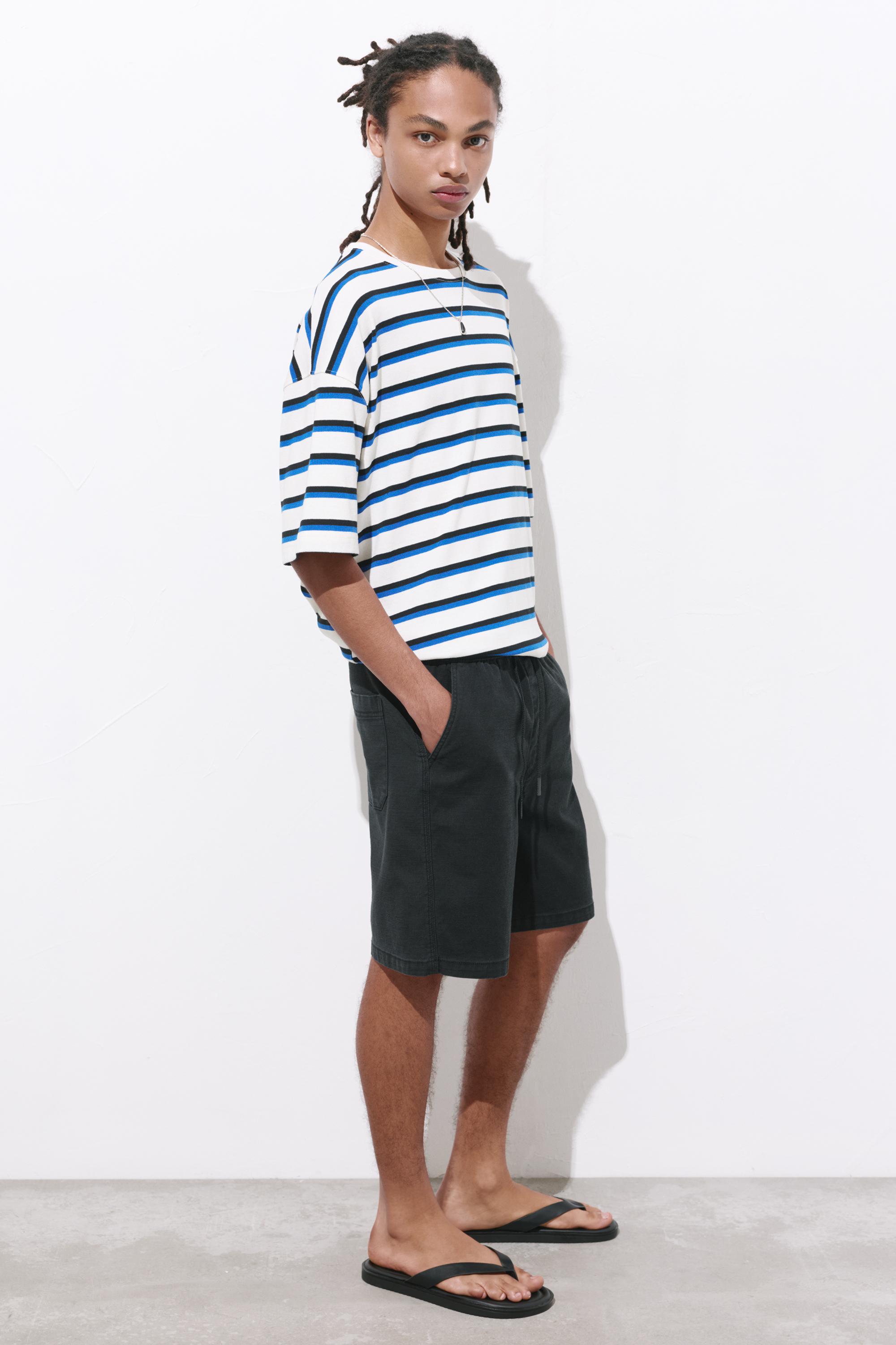 Bermuda sweat shorts — Black