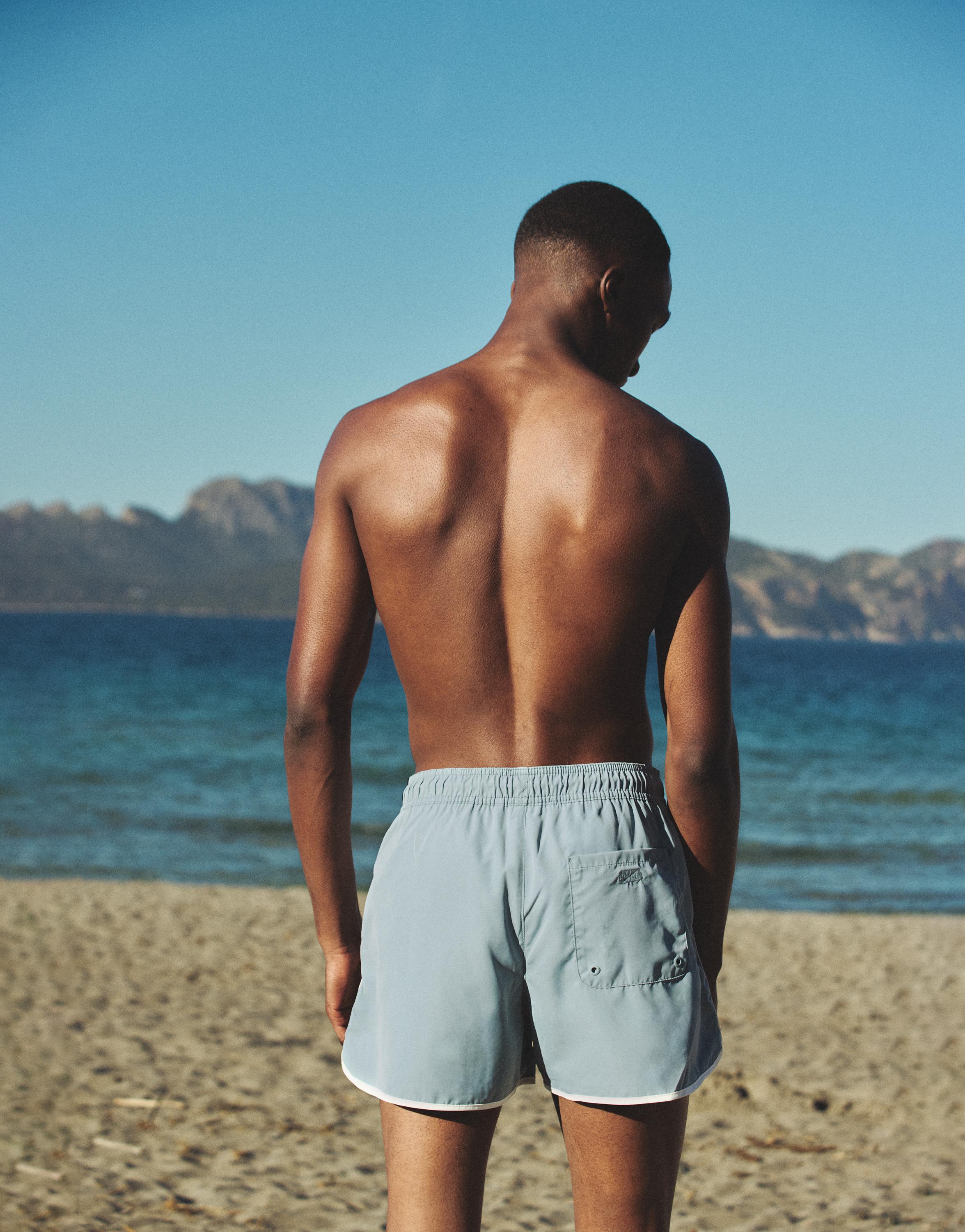 STWD board shorts — Aquamarine