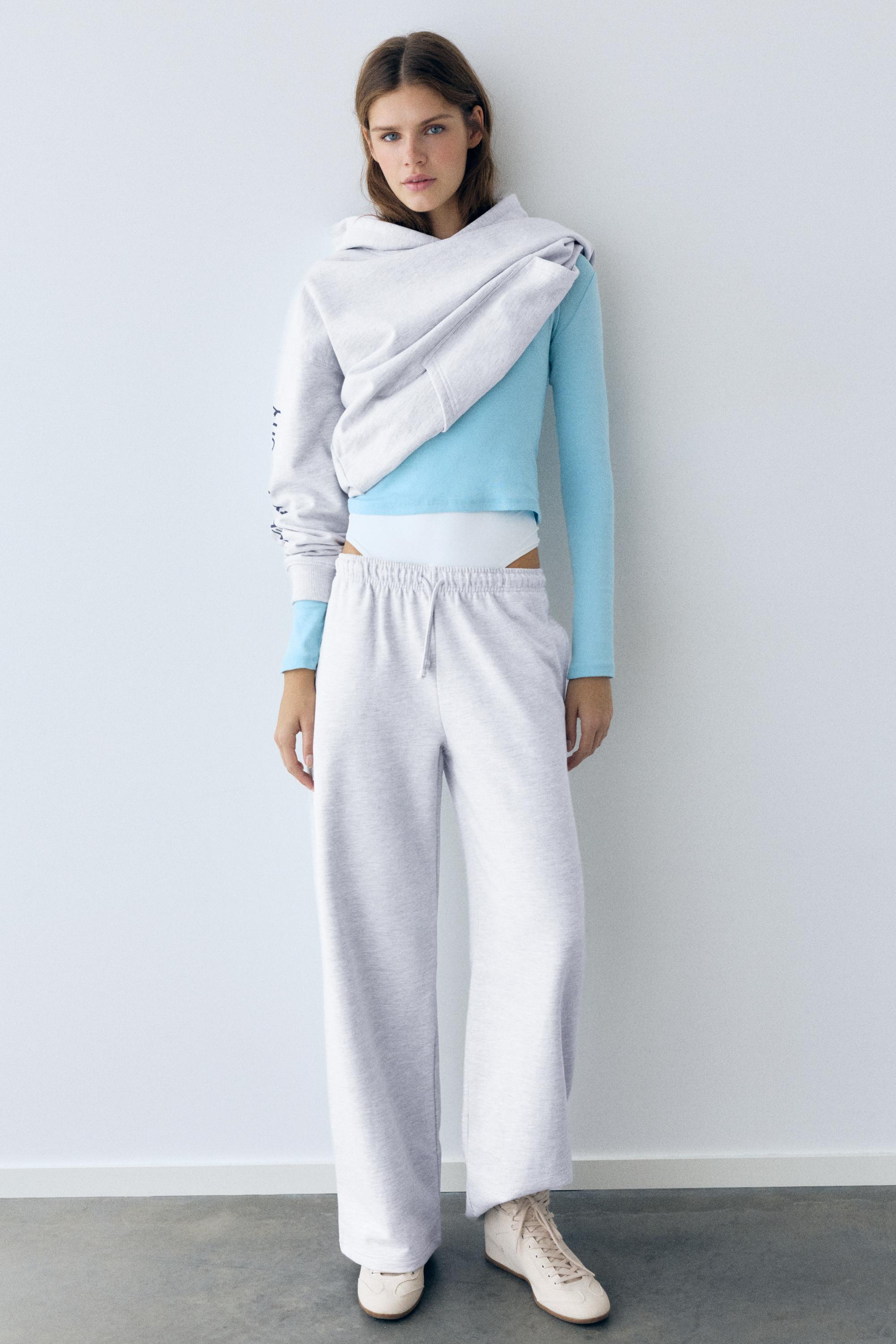 Pantalón jogger wide leg