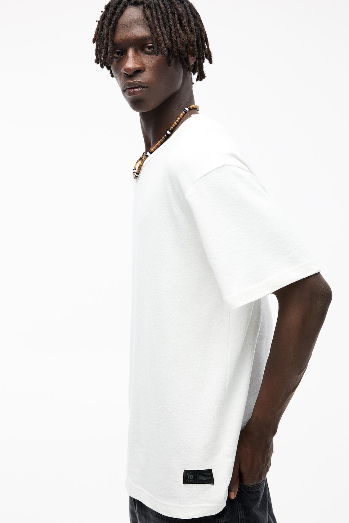 T-Shirt mit Strukturmuster - PULL&BEAR