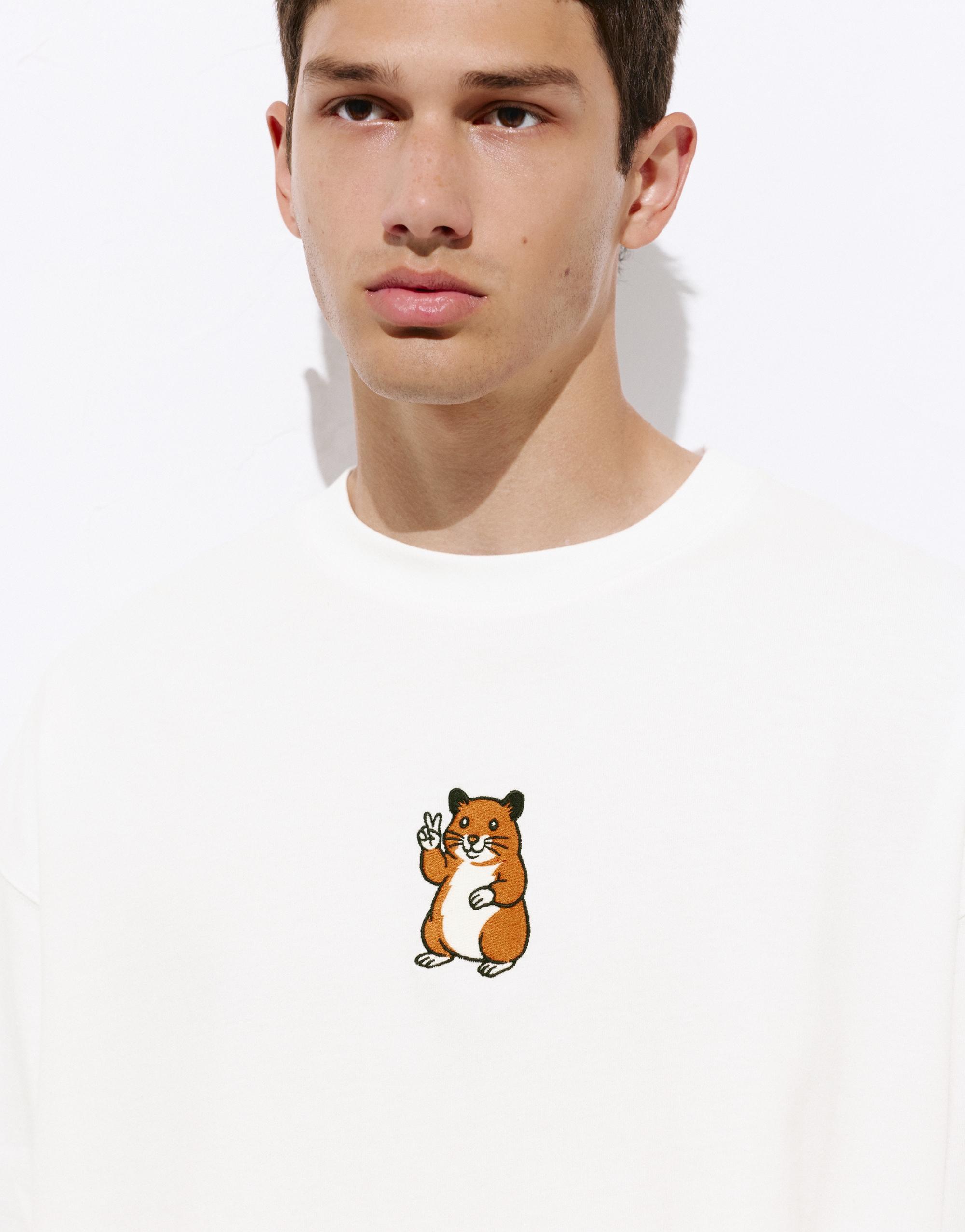 Hamster graphic T-shirt — White