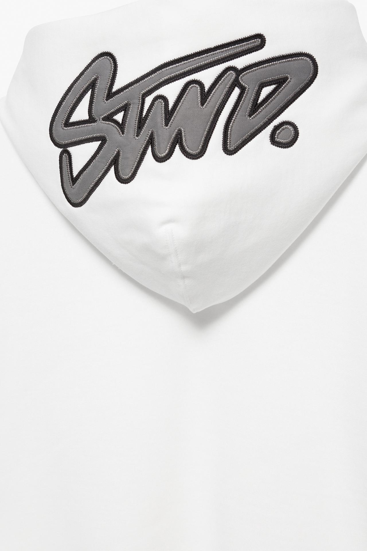 STWD hood sweatshirt — Off white