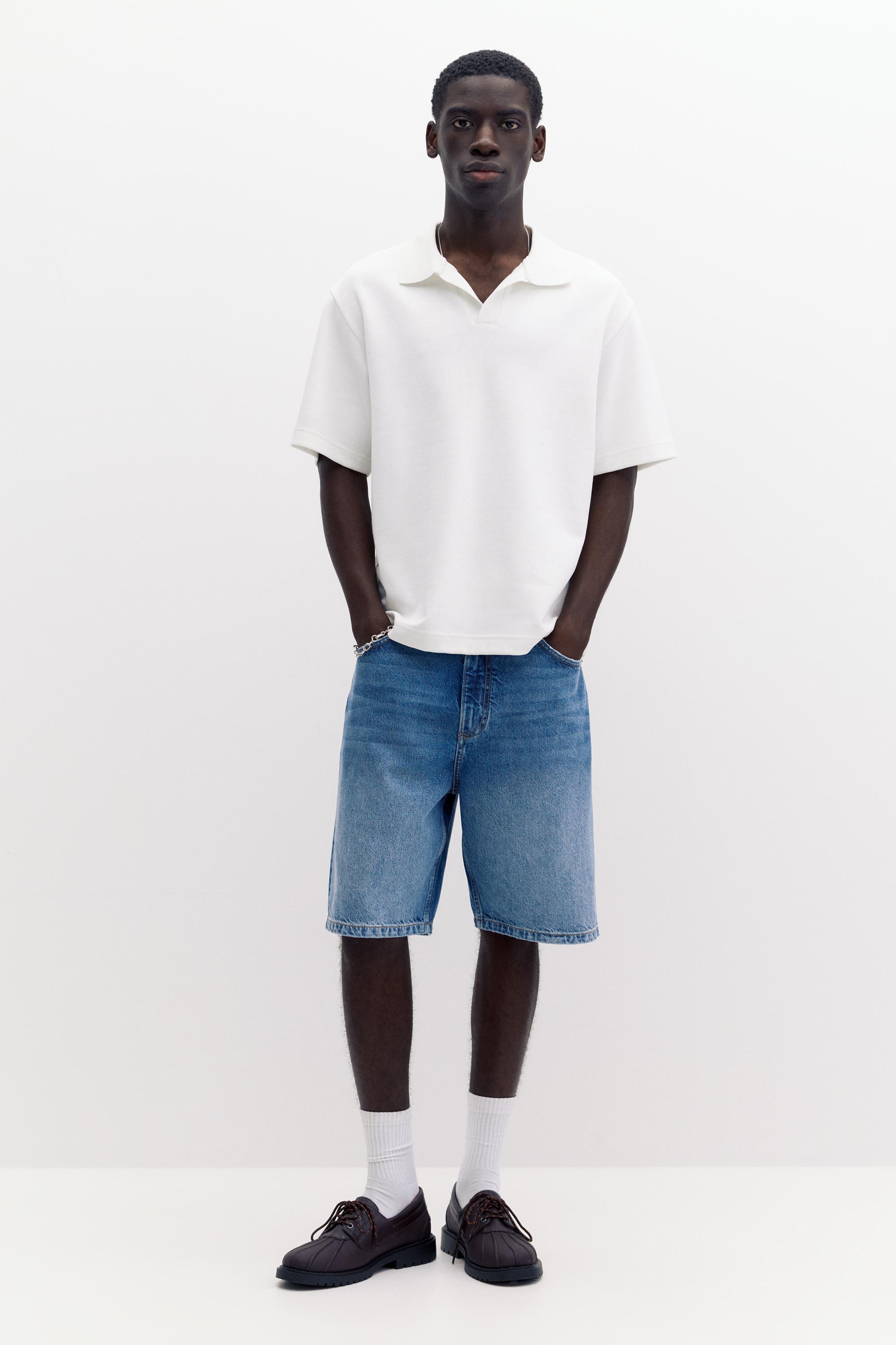 Kısa kollu interlok polo - Görsel 56