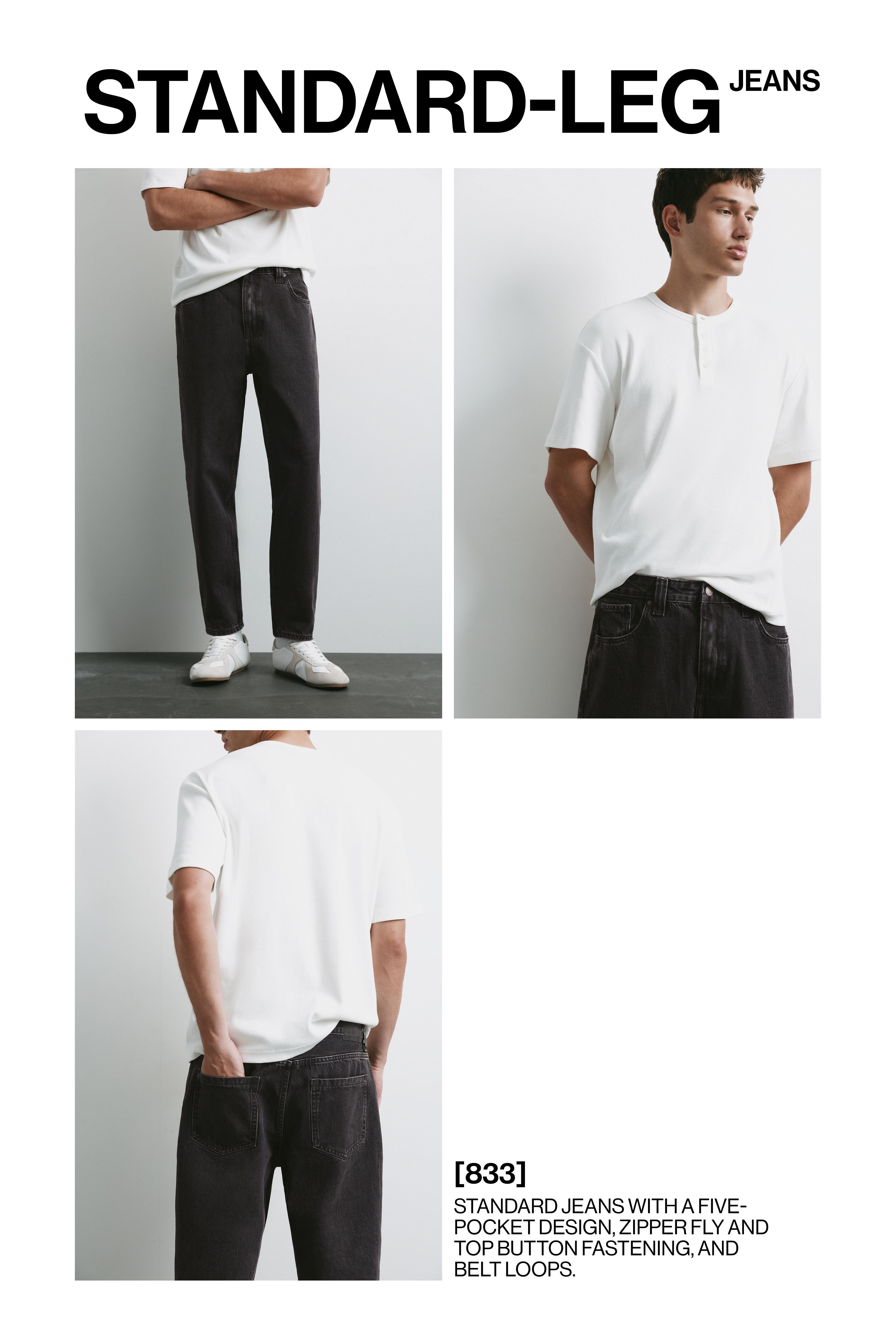 Standard jeans — Faded black