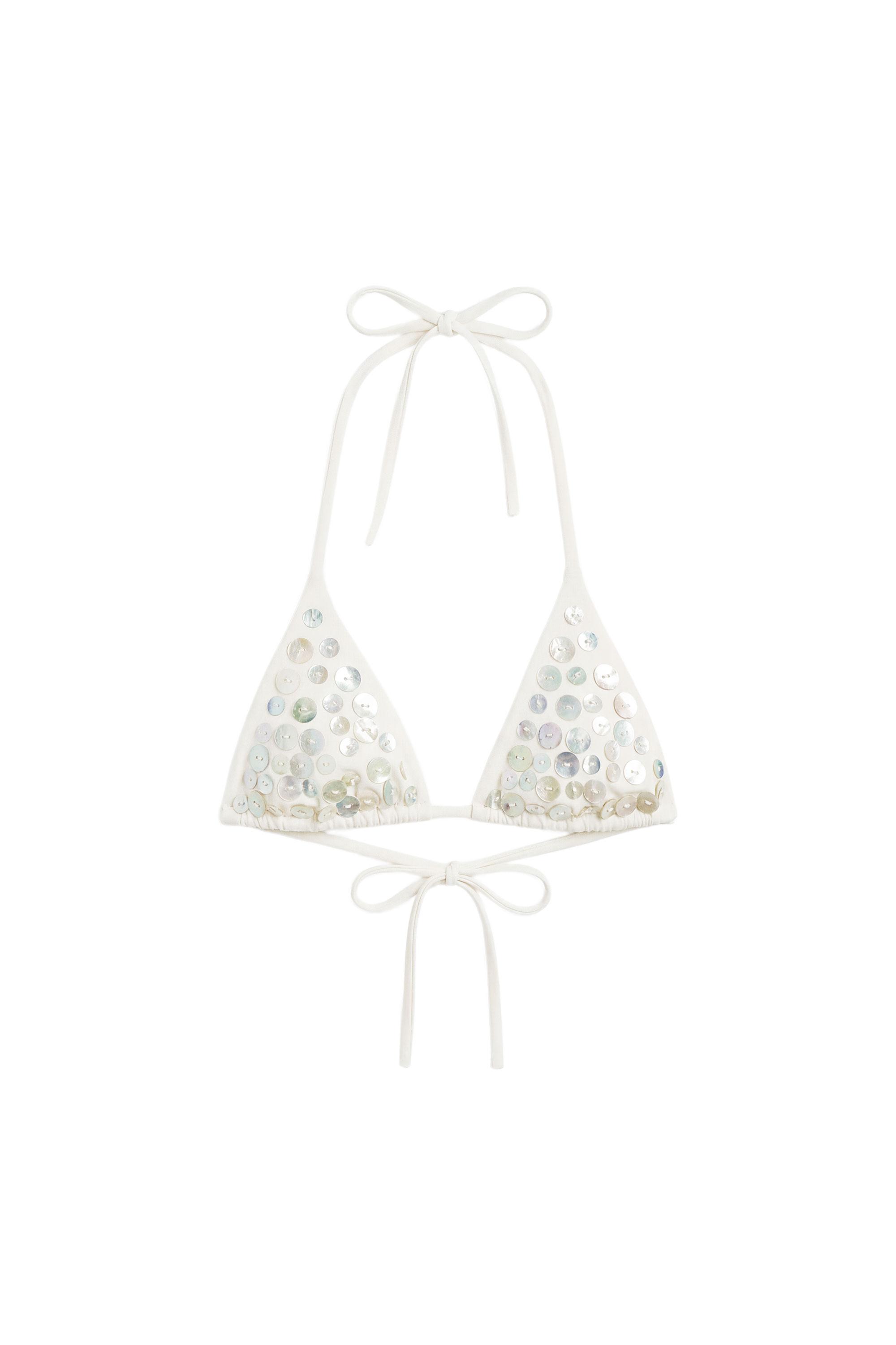 Düğmeli bikini üstü - Görsel 11