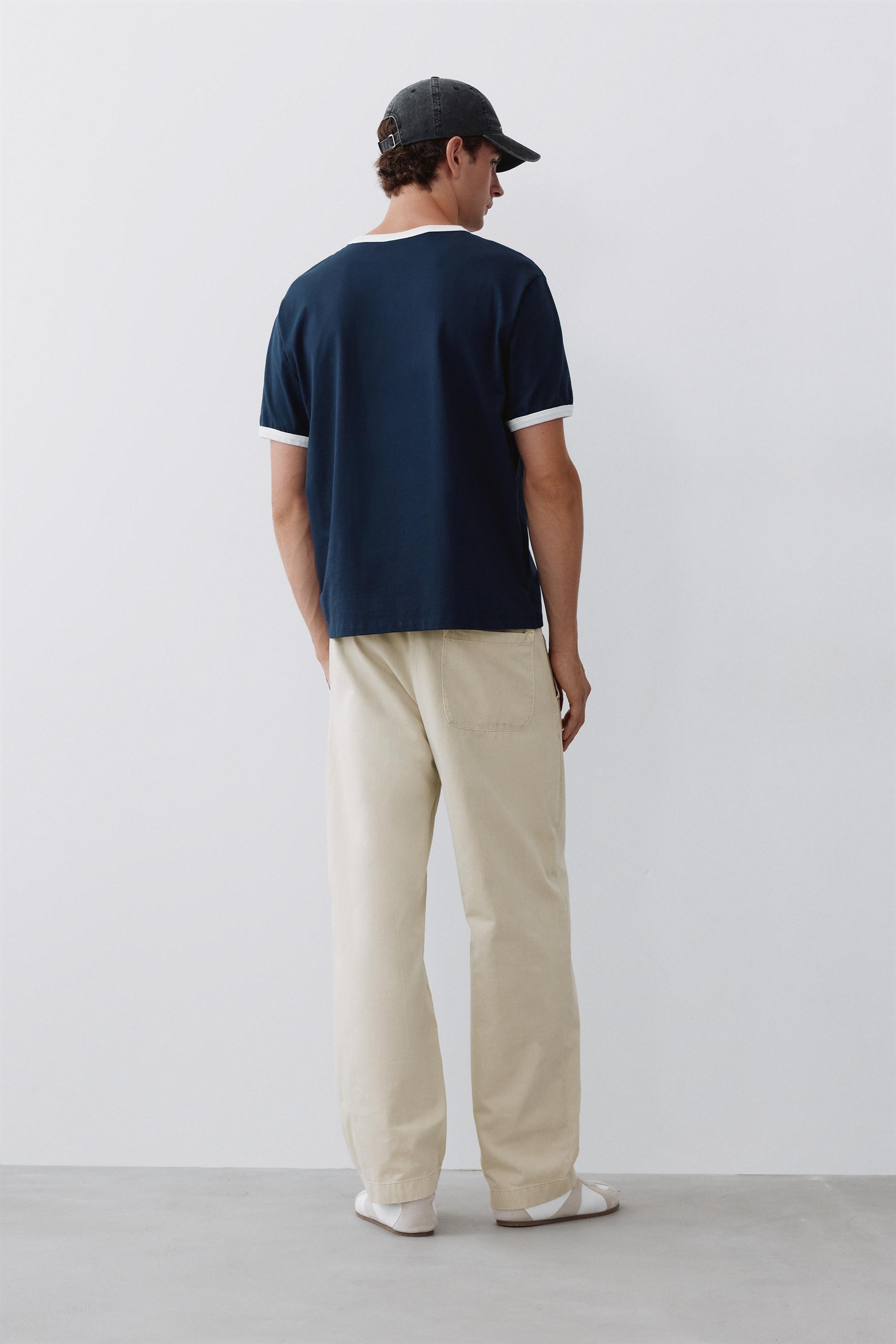 Baggy jogger pants — Off white