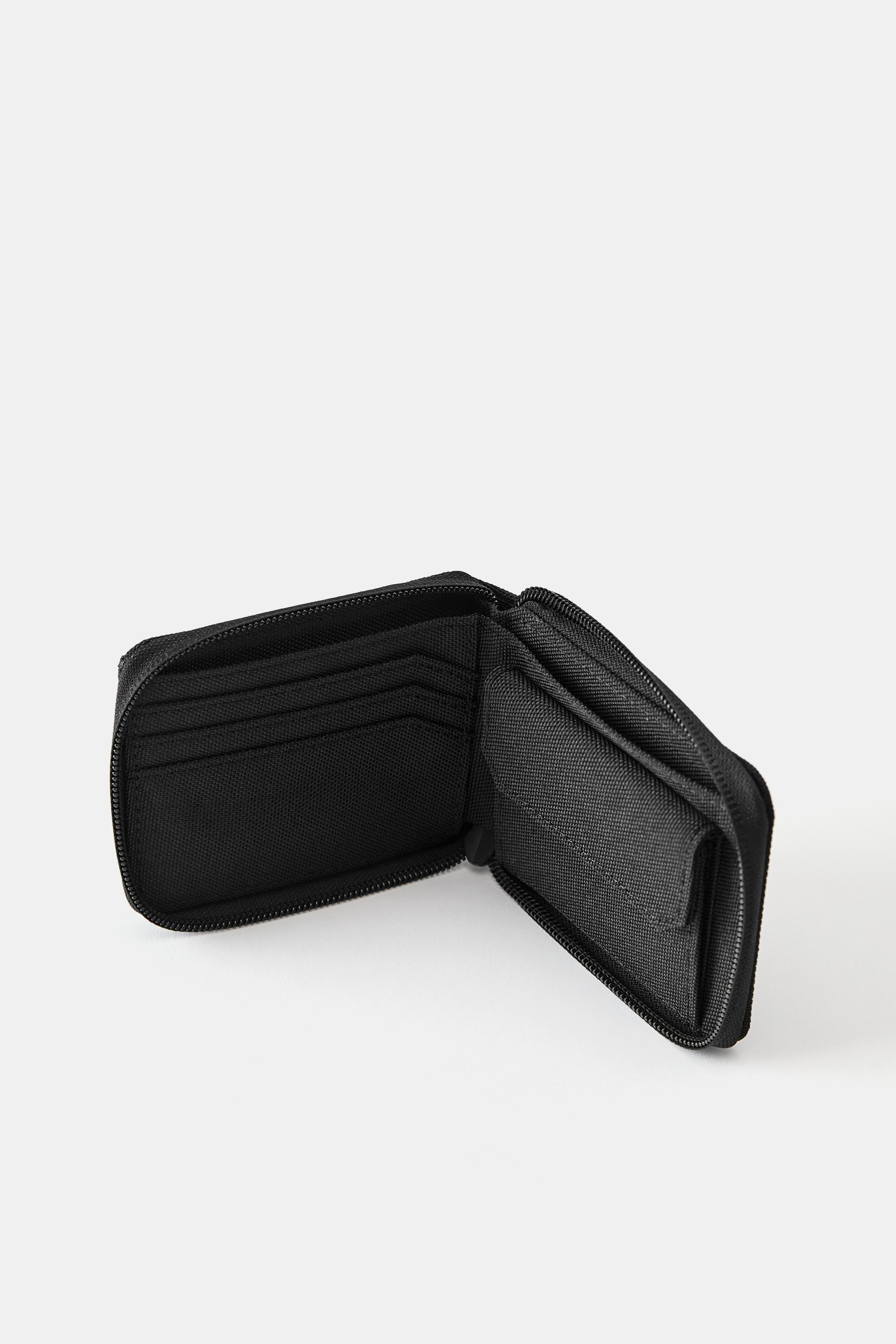 STWD nylon wallet — Black