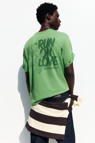 Regular fit graphic pocket T-shirt — Green 3