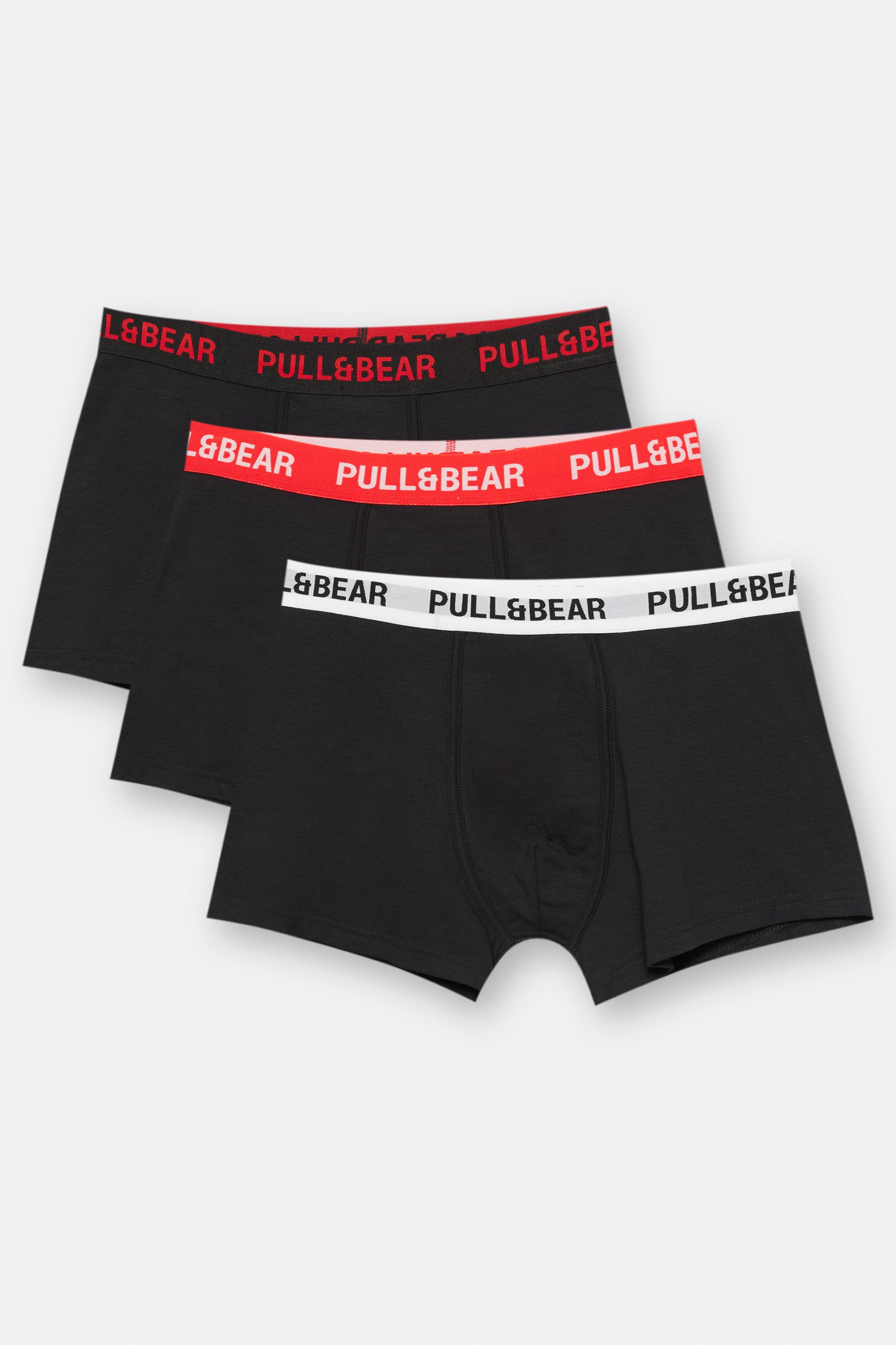 3er-Pack Boxershorts Mit Logo In Rot