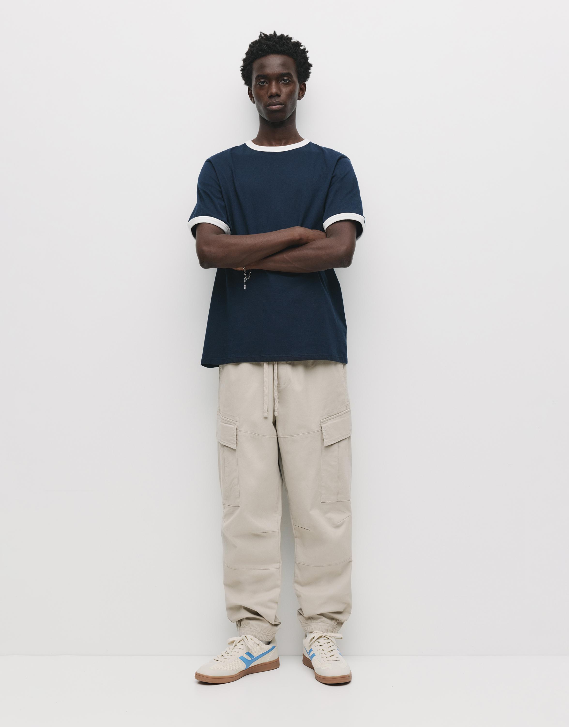 Cargo jogger trousers — Ice