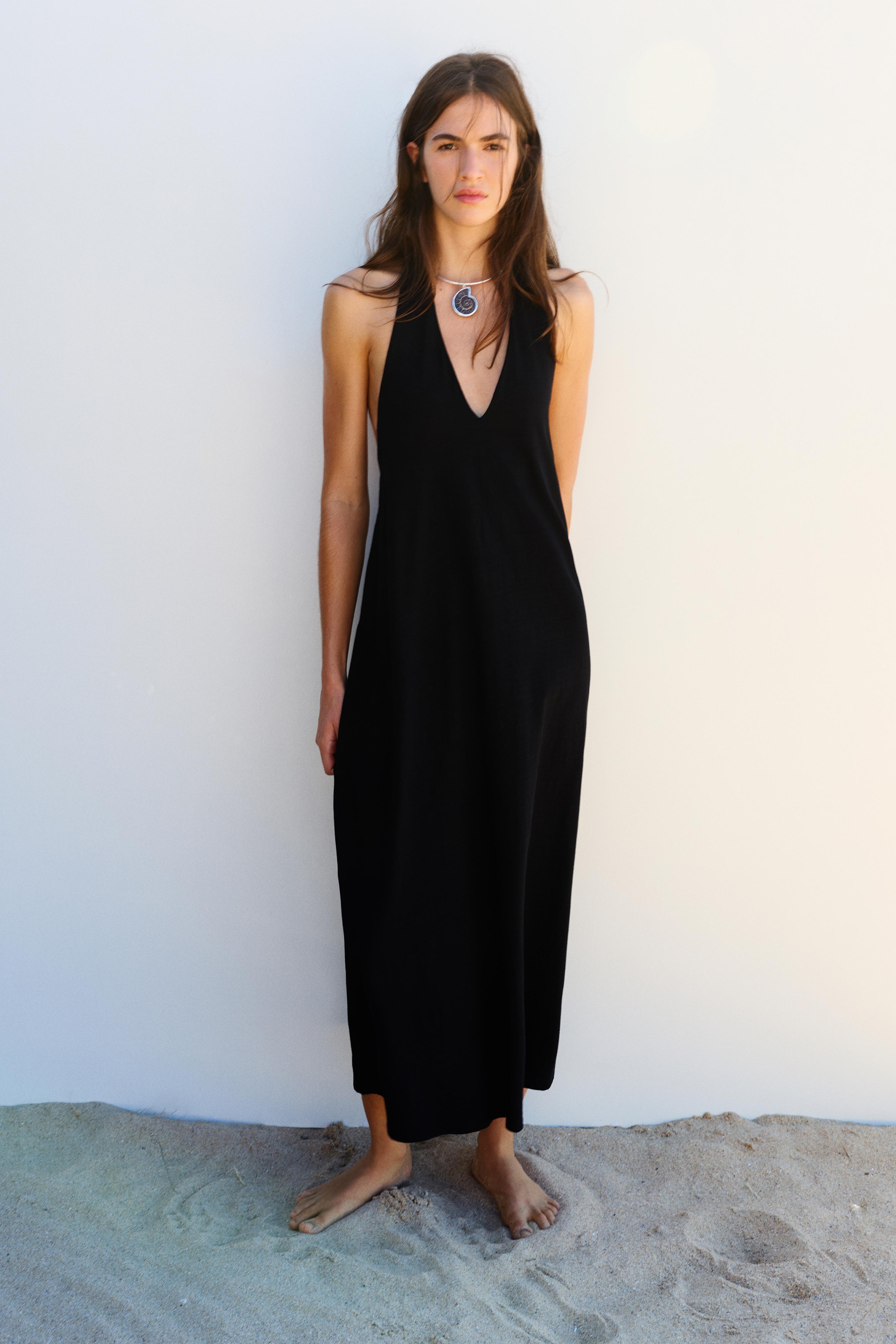 Halter midi elbise - Görsel 33