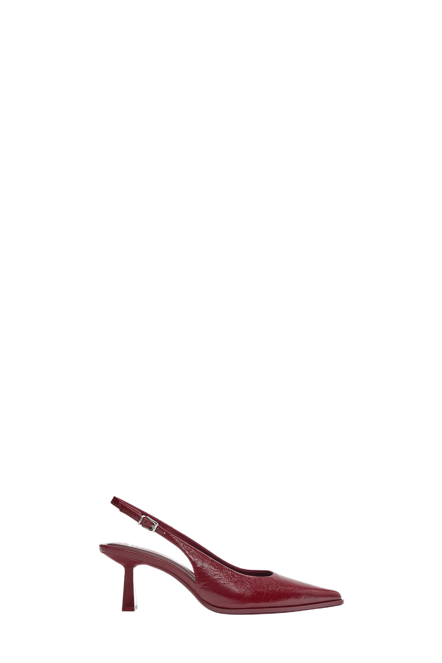 Rugan topuklu ayakkabı - Görsel 8