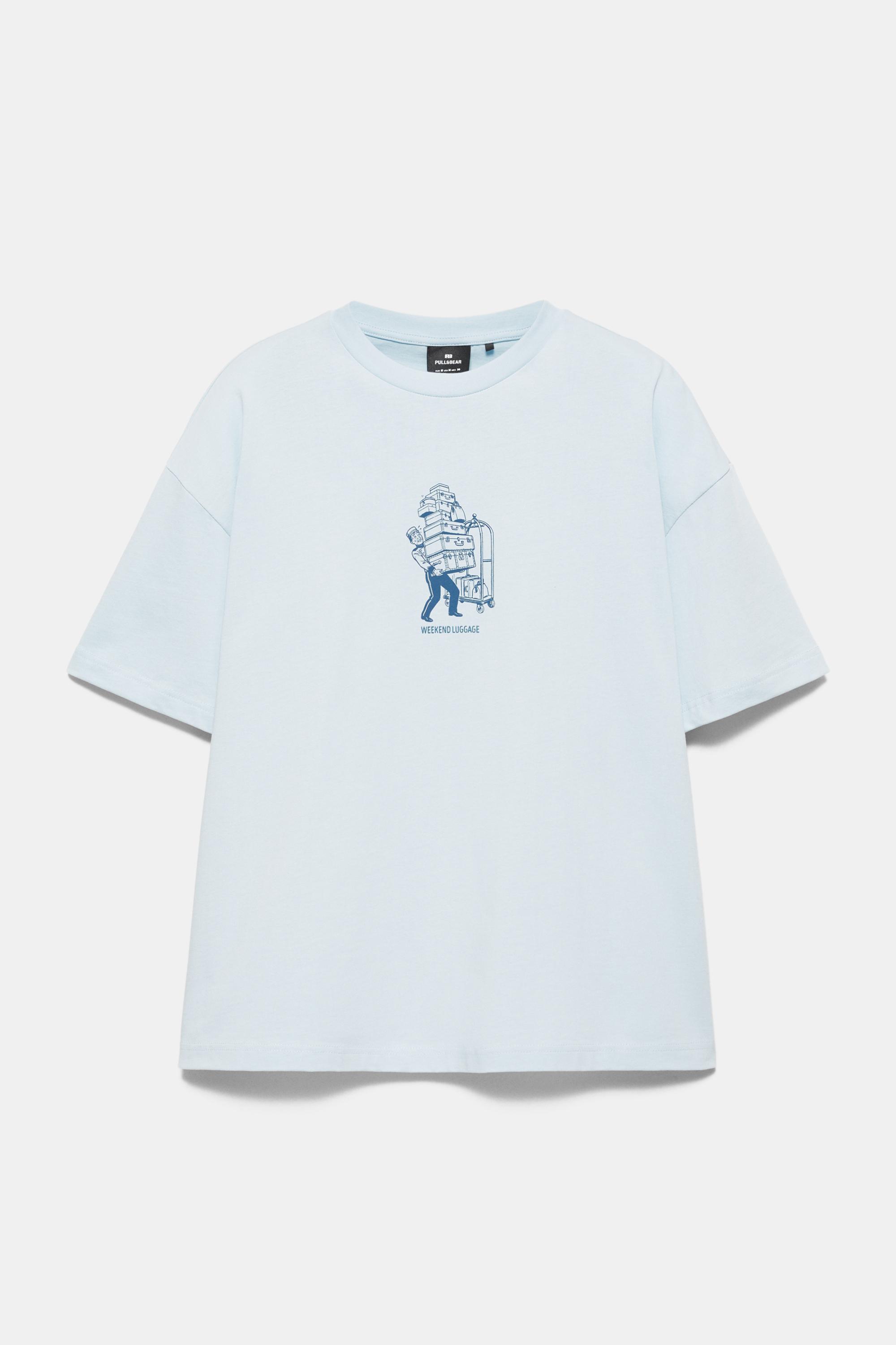 Kutulu grafik t-shirt - Görsel 4