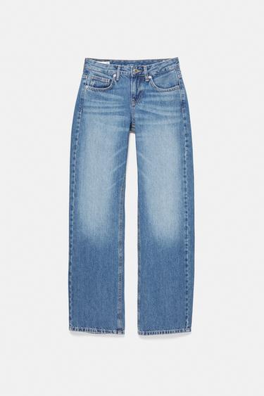 Low-rise star straight-leg jeans — Dark blue 6