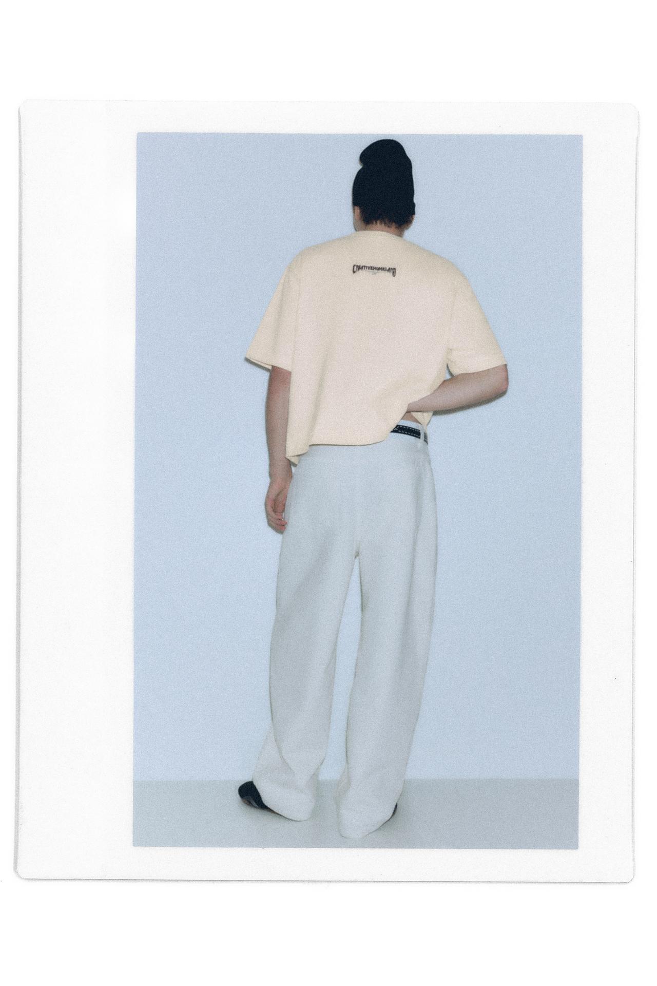 STWD graphic T-shirt — Ecru