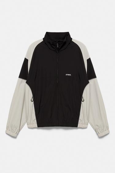 STWD panelled tracksuit jacket — Black 8