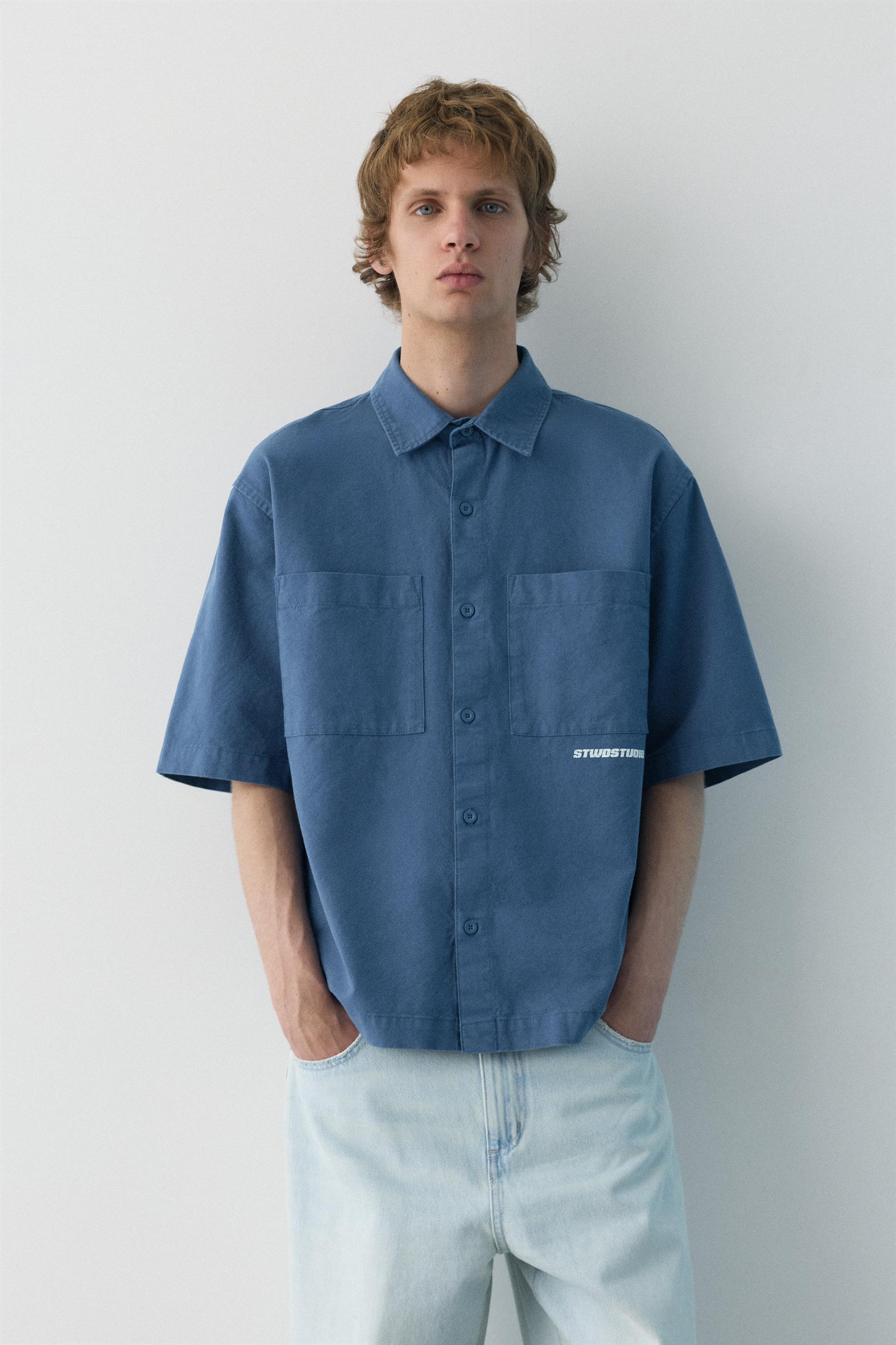 Kısa kollu STWD Studio gömlek - Görsel 12