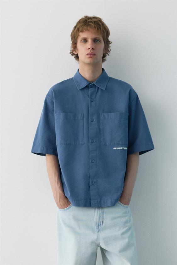 T-shirt logo brodé - Pull&Bear Monaco