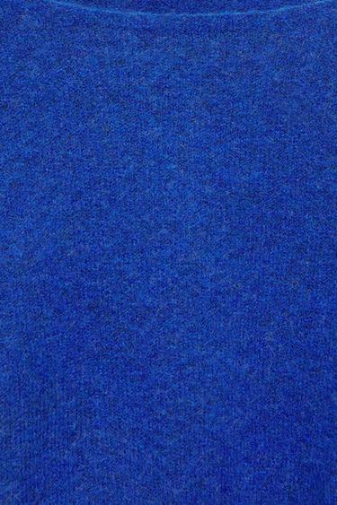 Asymmetric knit jumper — Deep blue 7
