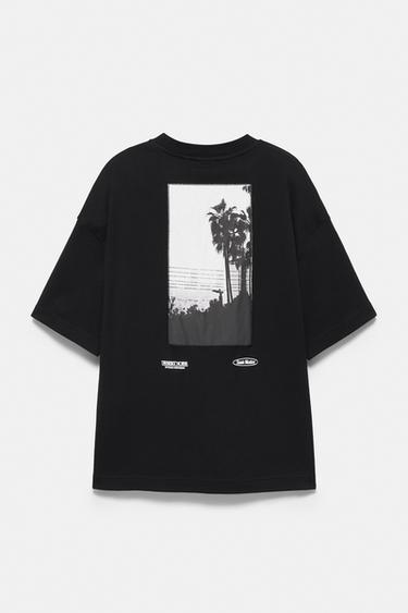 Oversize graphic T-shirt — Black 6