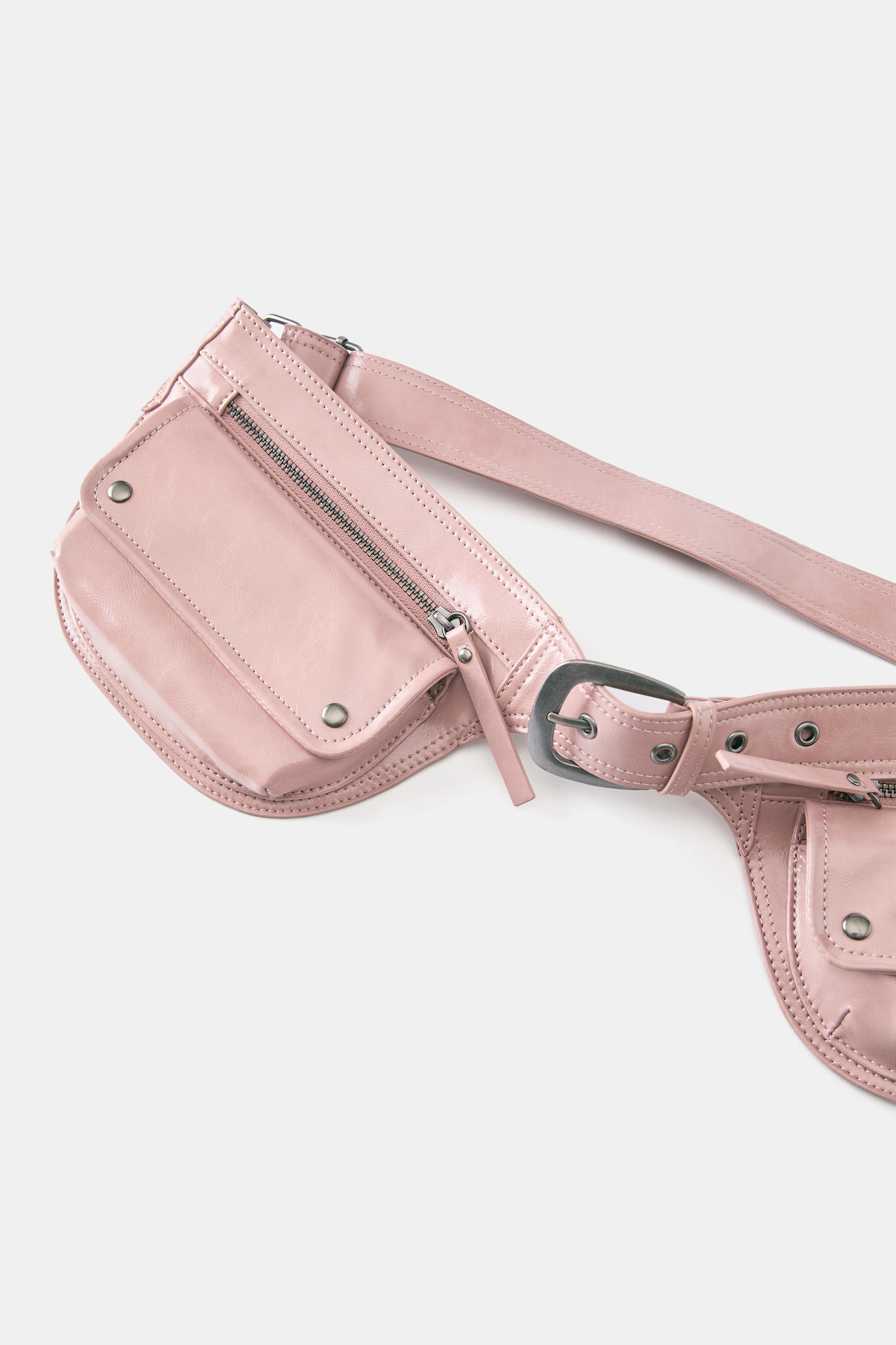 Belt-style belt bag — Pink