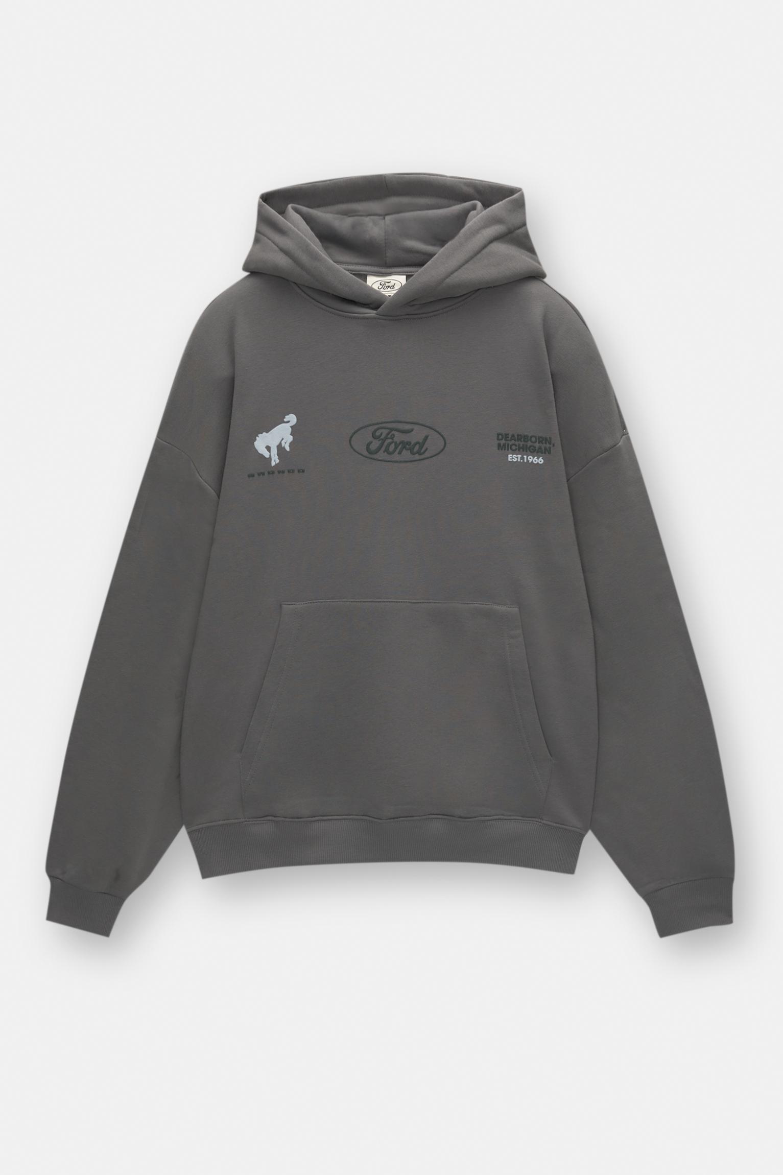 Hoodie gris Ford