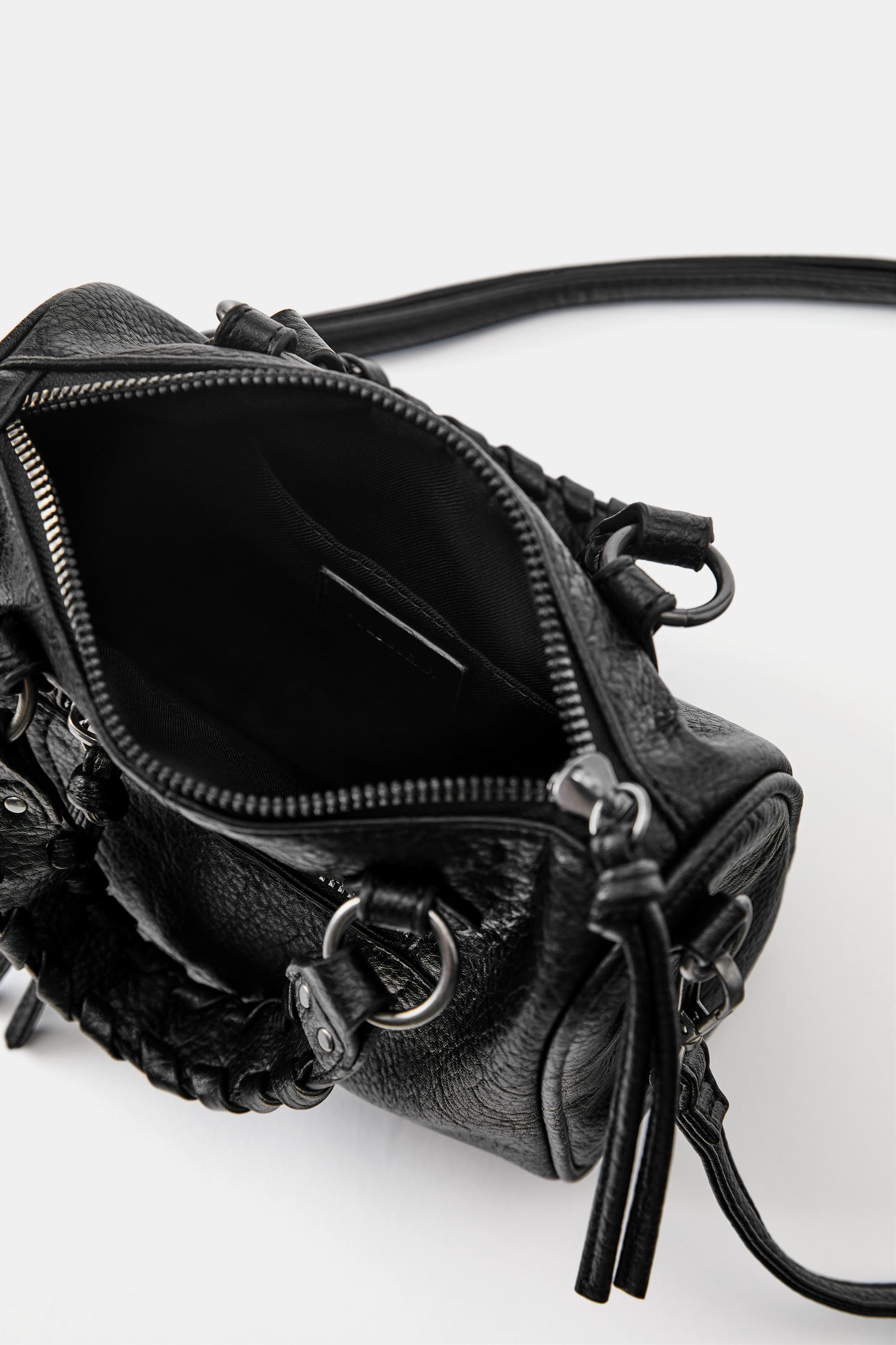 Studded crossbody bag — Black