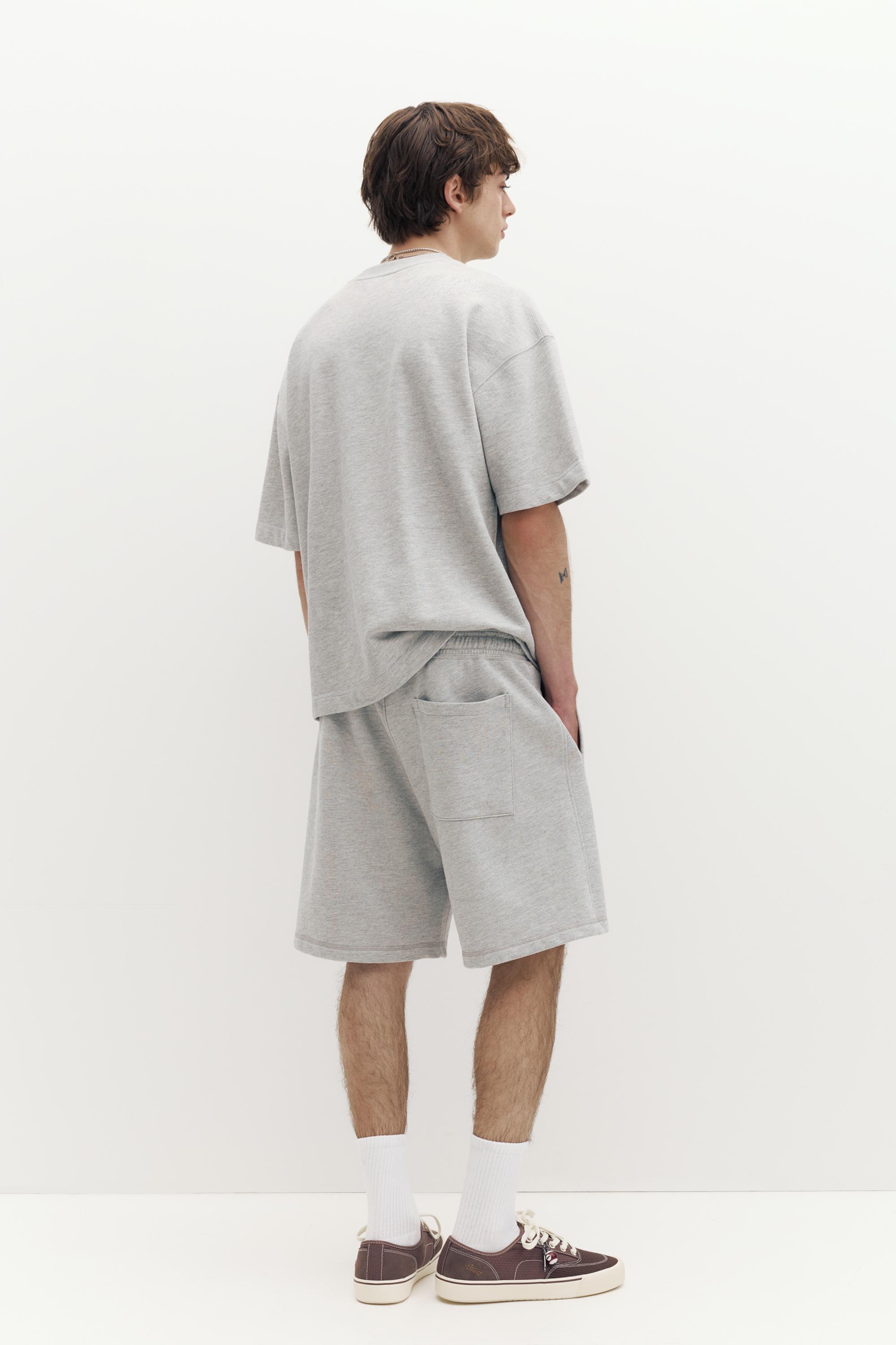 Logolu jogger bermuda şort - Görsel 96