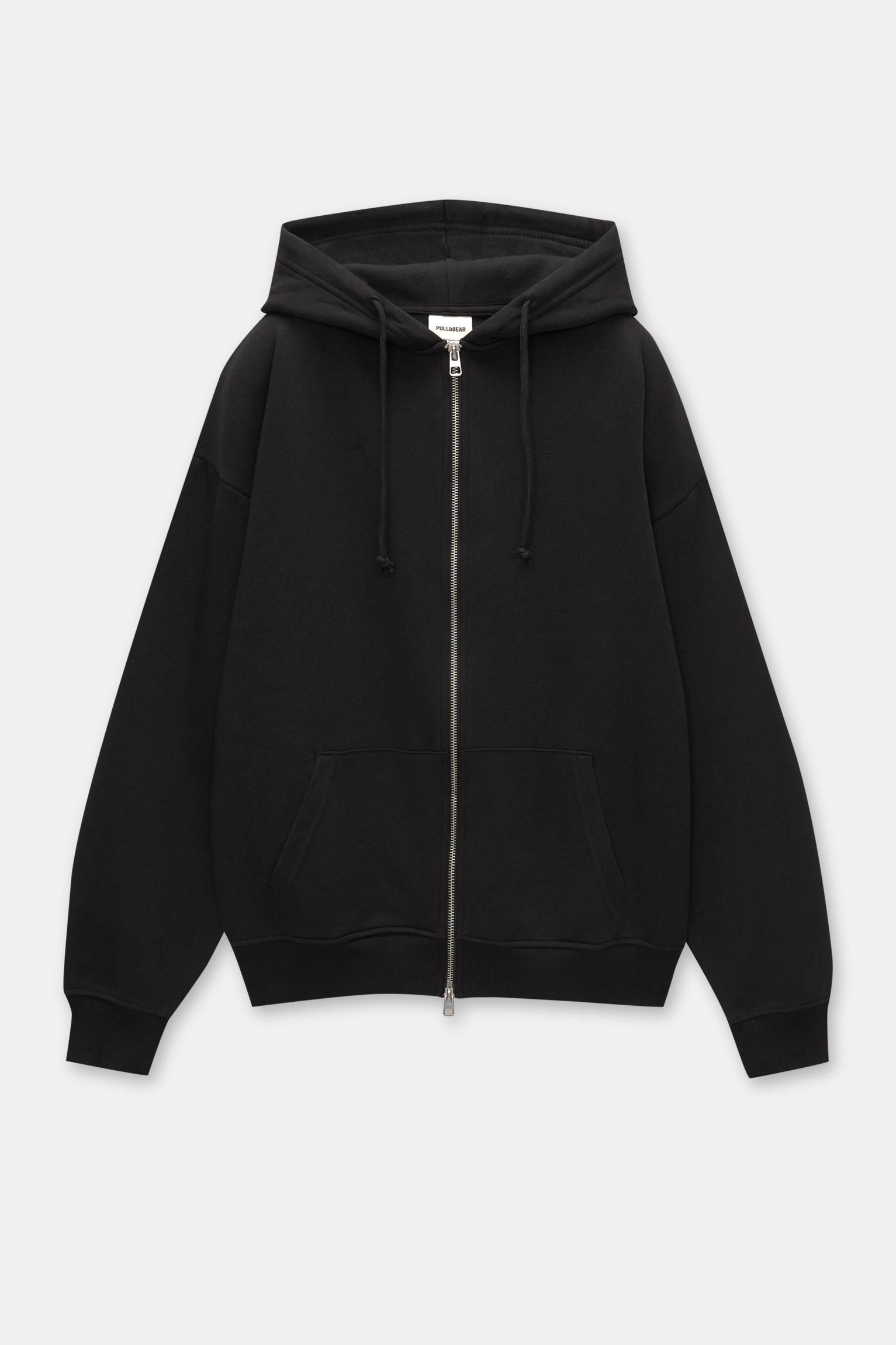 Oversize zip up hoodie PULL BEAR