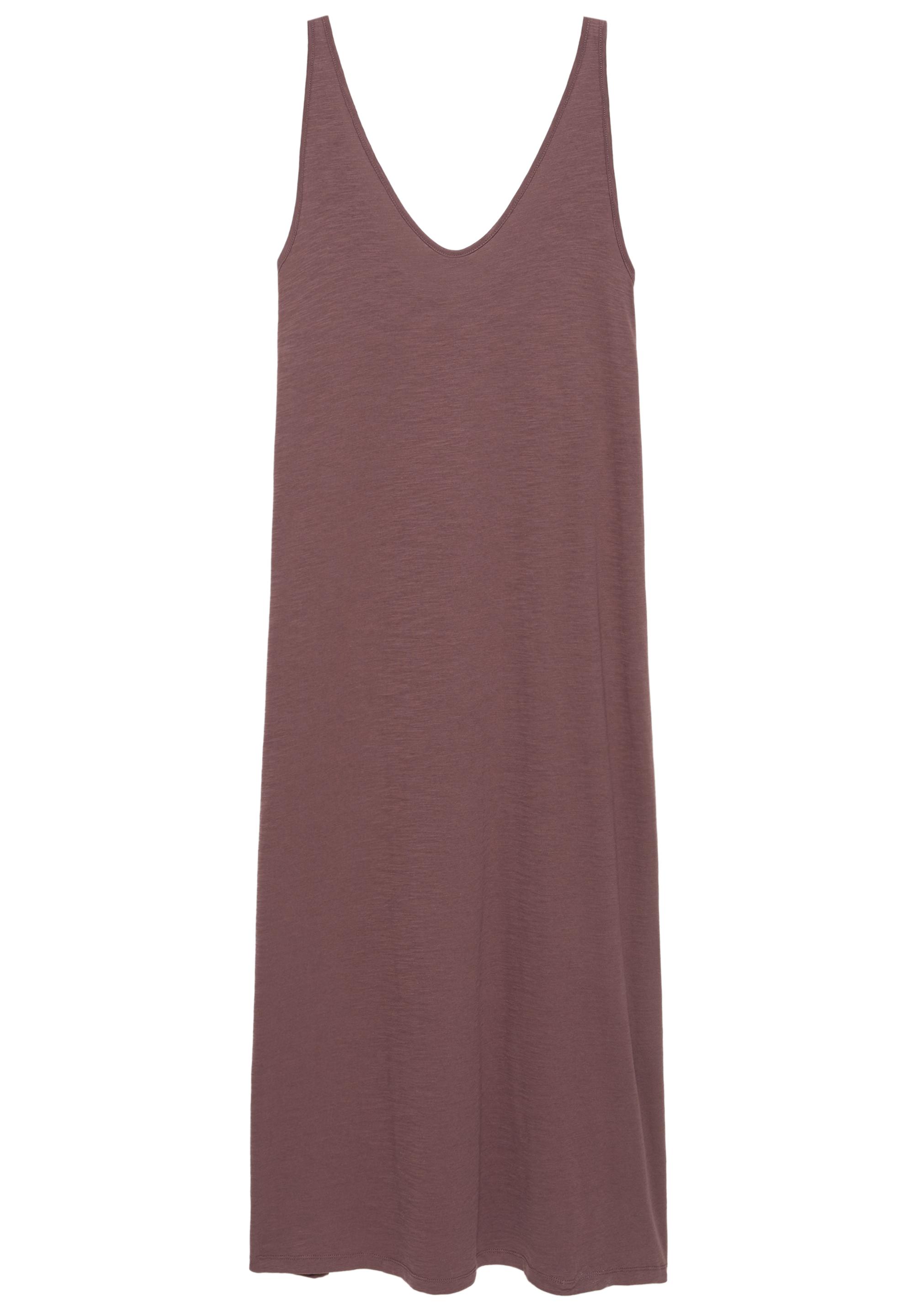 Strappy midi dress — Eggplant