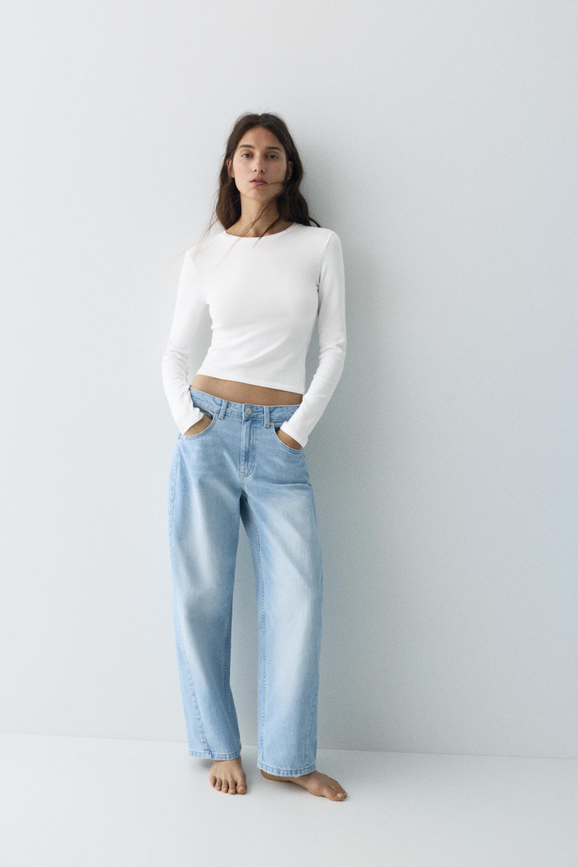 Vücuda oturan uzun kollu t-shirt - Görsel 68