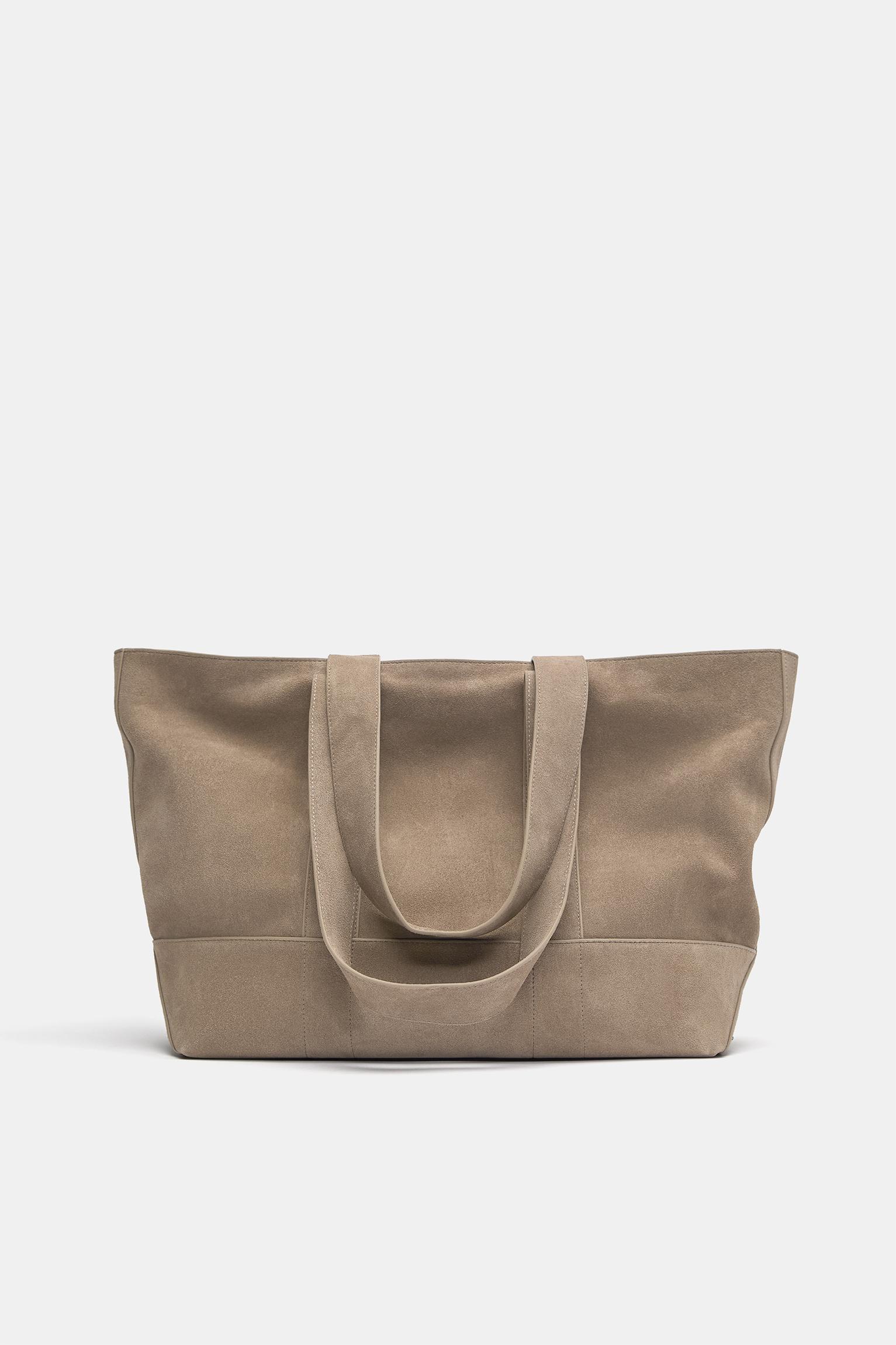 Deri shopper çanta - Görsel 8