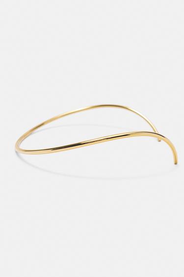 Metallic choker necklace — Gold 3