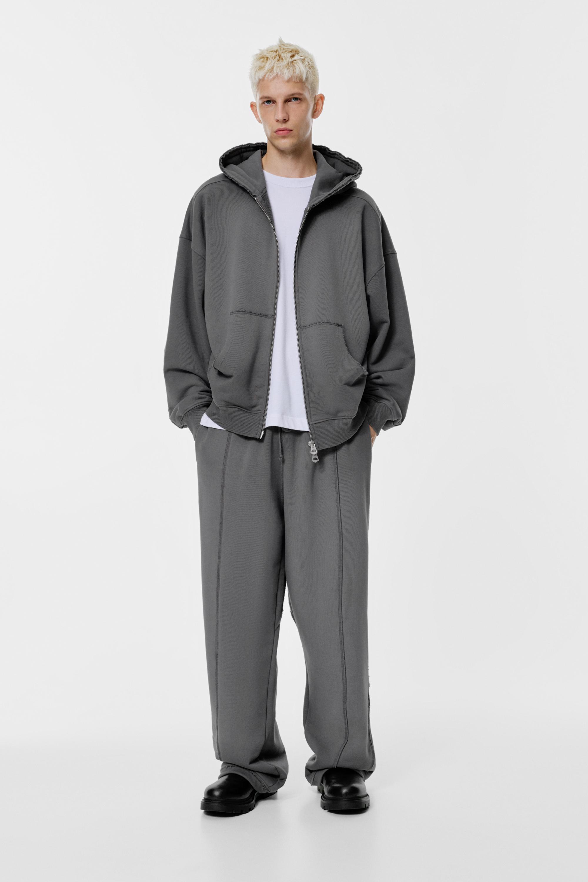 Pantalon De Survêtement À Coutures - Pull&Bear - Modalova