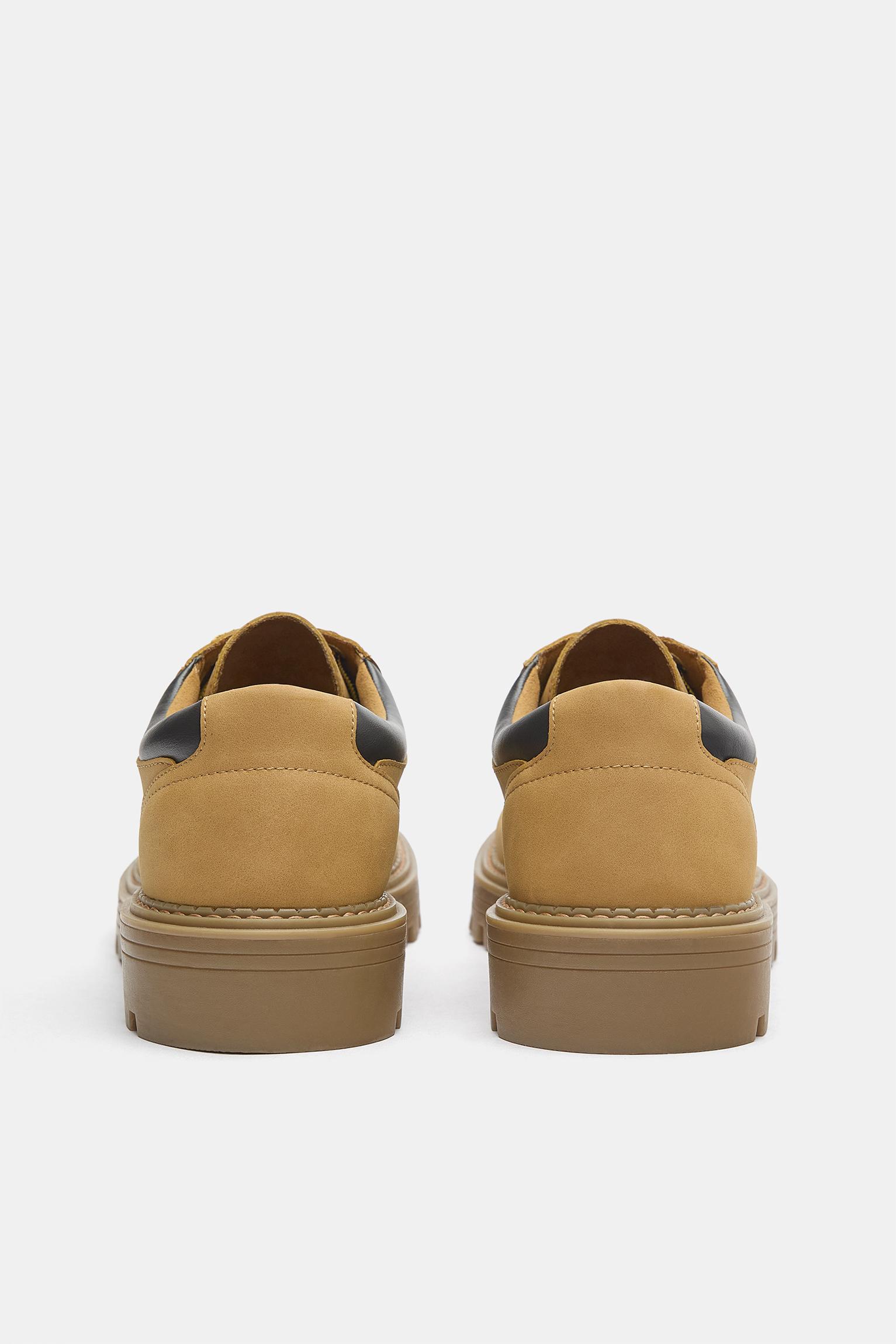 STWD lace-up shoes — Mustard