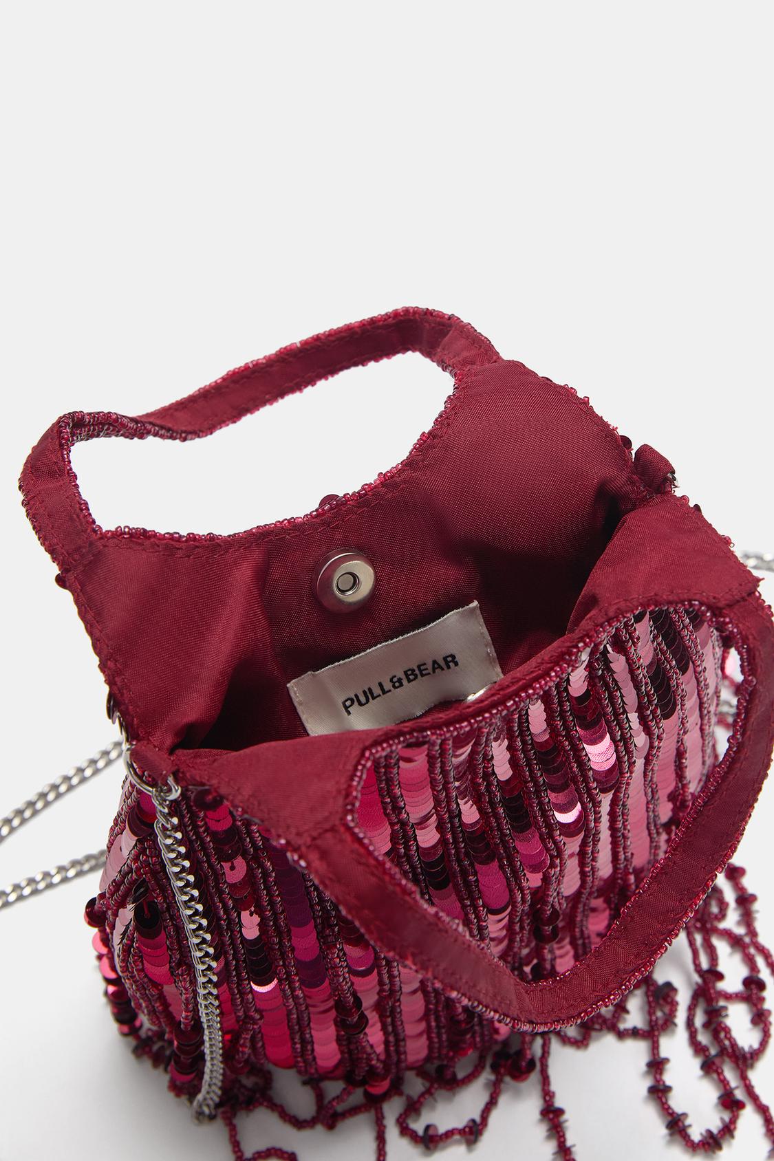 Borsa perline e frange PULL&BEAR