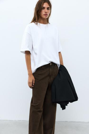 Baggy mid-waist jeans — Brown 3